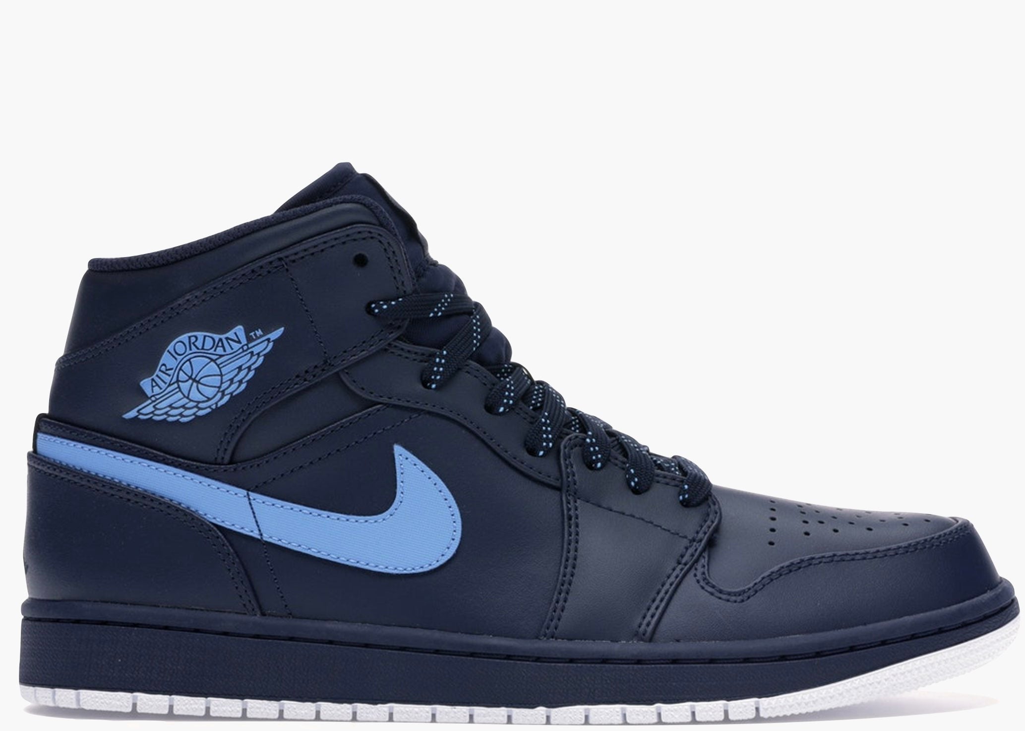 Nike Air Jordan 1 Retro Mid Obsidian University Blue 554724-405 Hype Clothinga Limited Edition