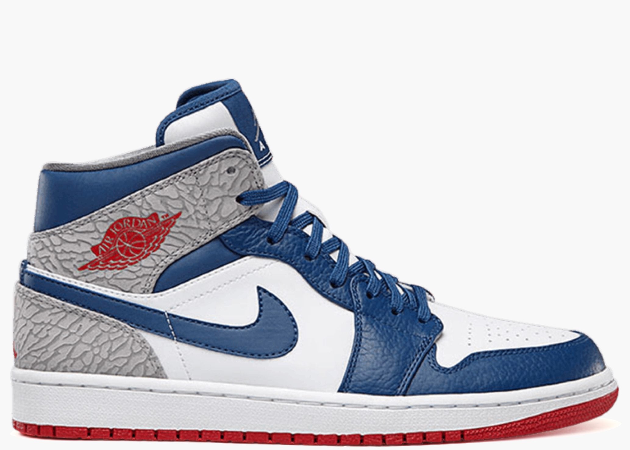 Nike Air Jordan 1 Retro Mid True Blue 554724-107 Hype Clothinga Limited Edition