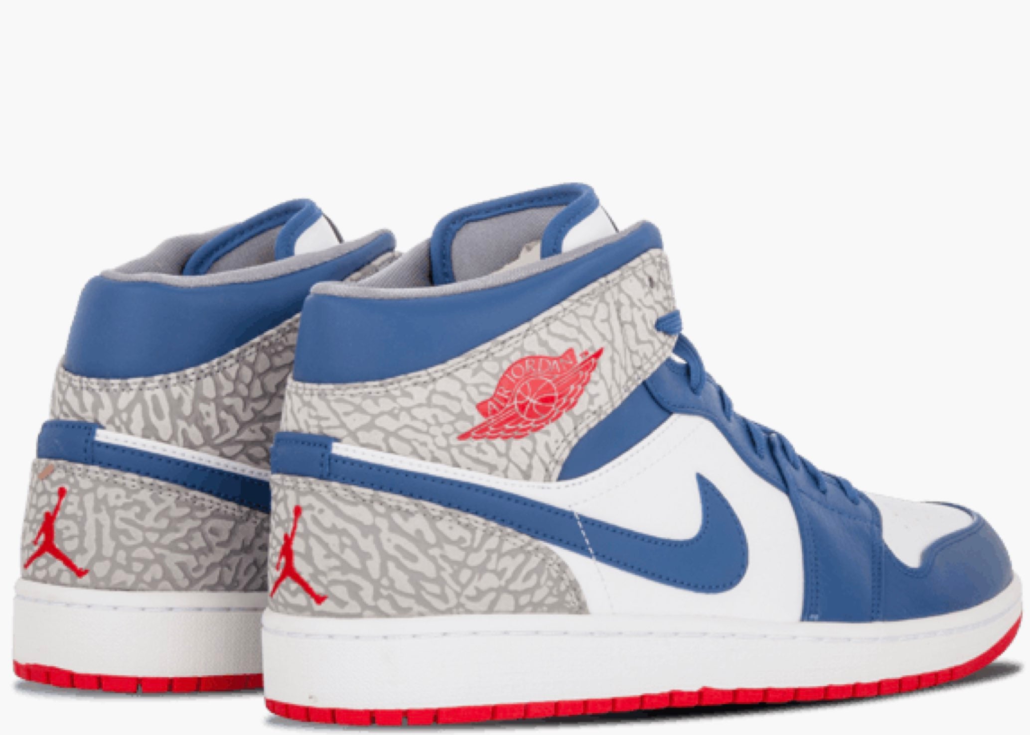 Nike Air Jordan 1 Retro Mid True Blue 554724-107 Hype Clothinga Limited Edition