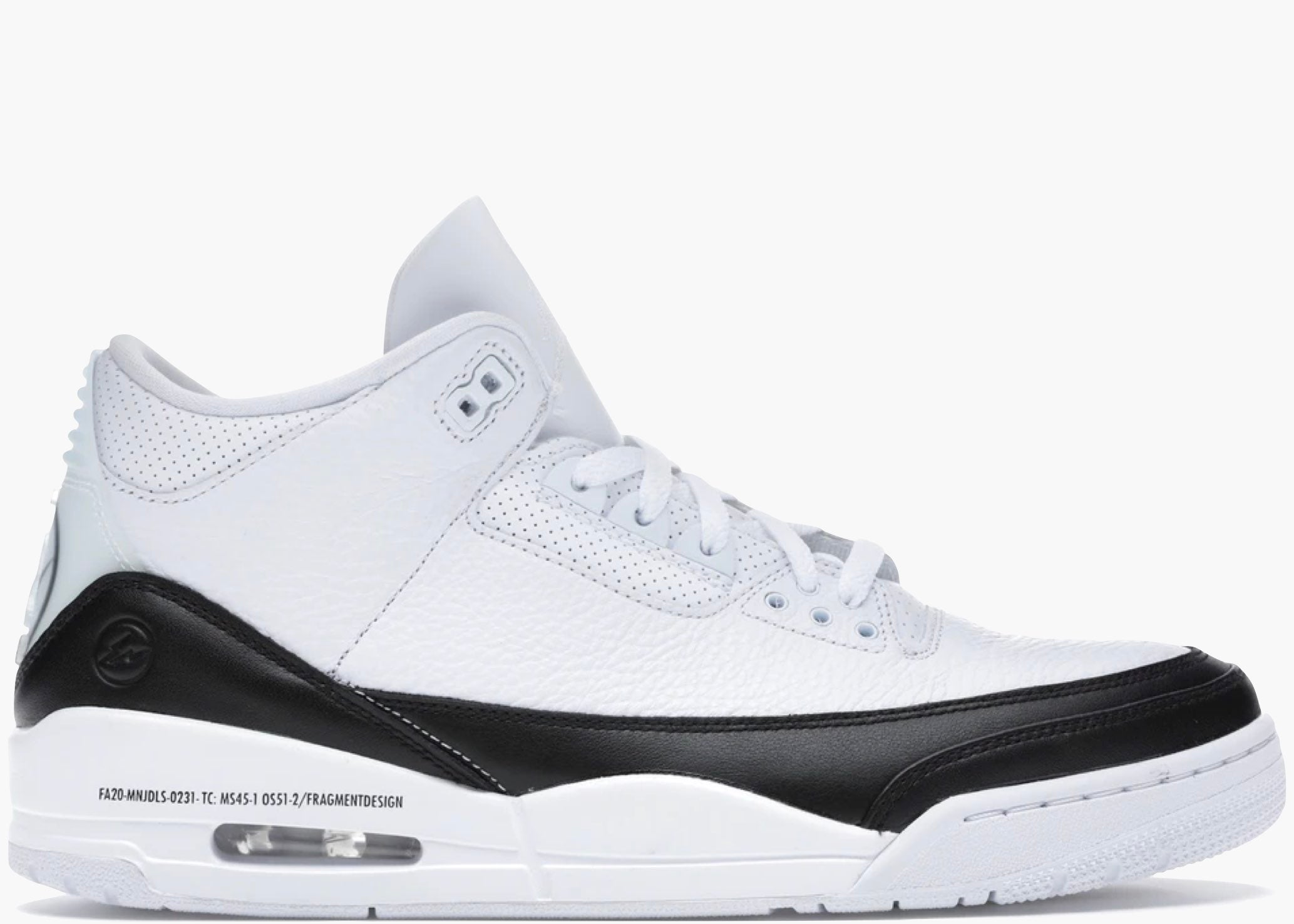 Nike Air Jordan 3 Fragment DA3595-100 Hype Clothinga