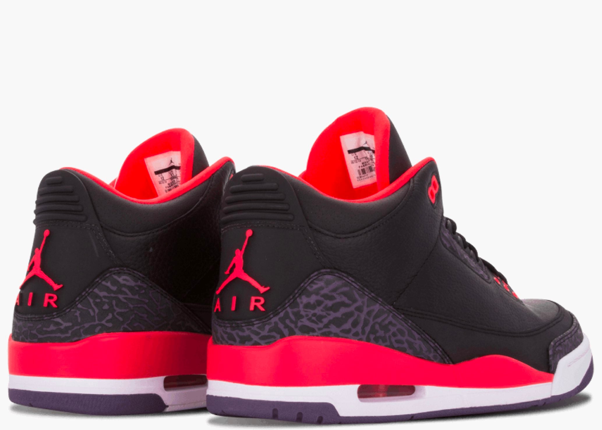 Nike Air Jordan 3 Retro Crimson 136064-005 Hype Clothiga Limited Edition