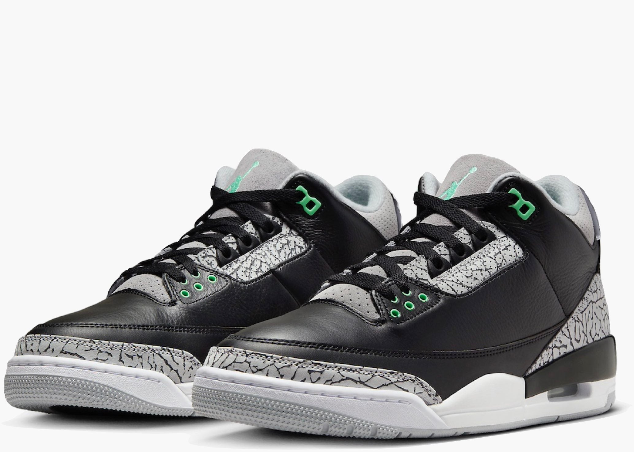 Nike Air Jordan 3 Retro Green Glow  CT8532-031 Hype Clothinga Limited Edition