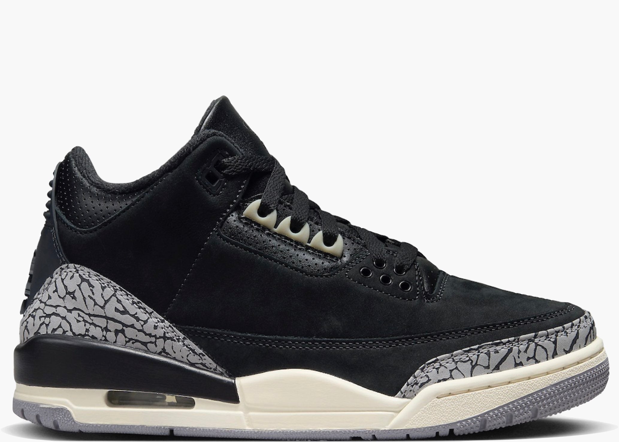 ‎Nike Air Jordan 3 Retro Off Noir (W) CK9246-001 Hype Clothinga Limited Edition