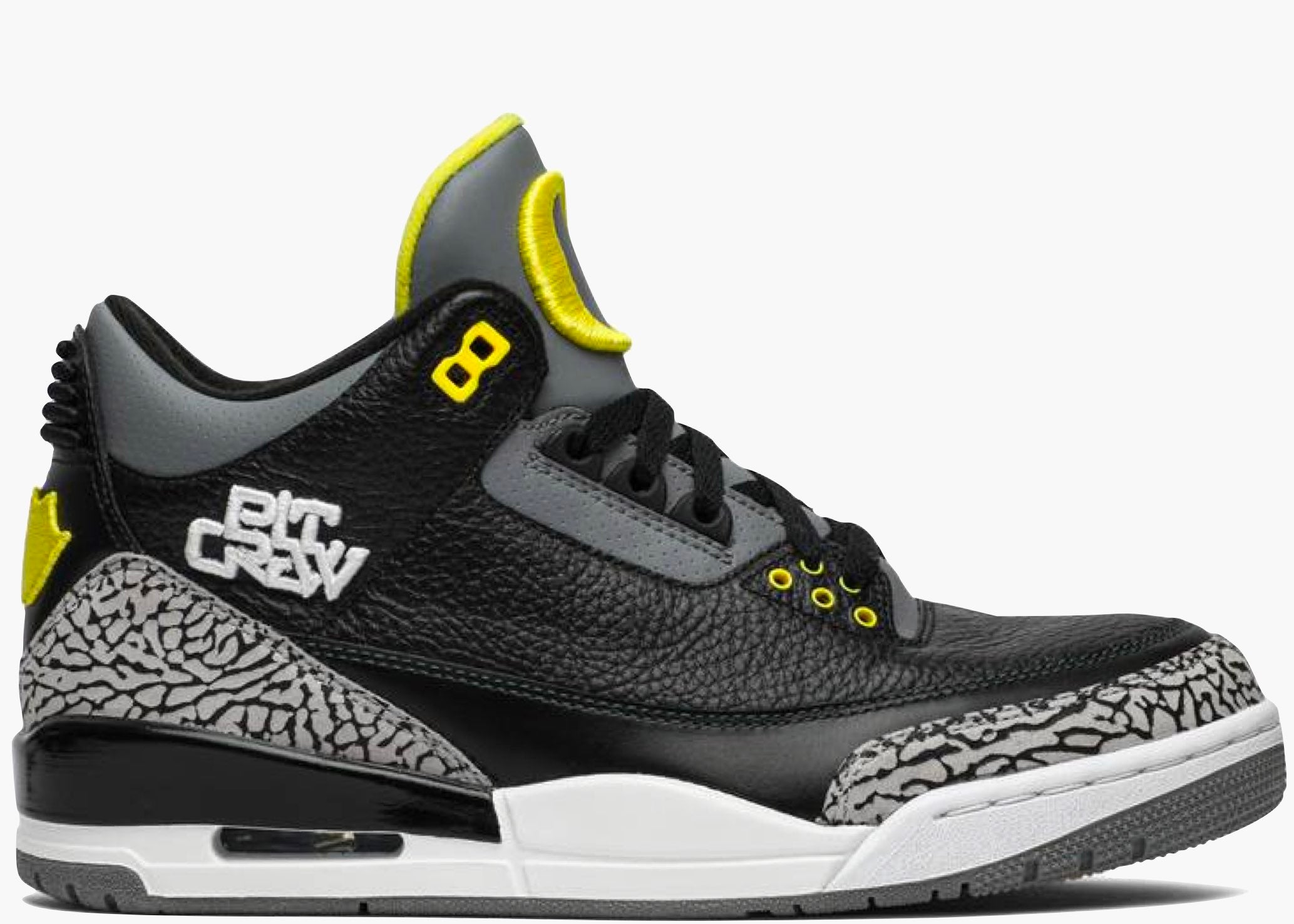 Nike Air Jordan 3 Retro Oregon Ducks Pit Crew Black Hype Clothinga Limited Edition