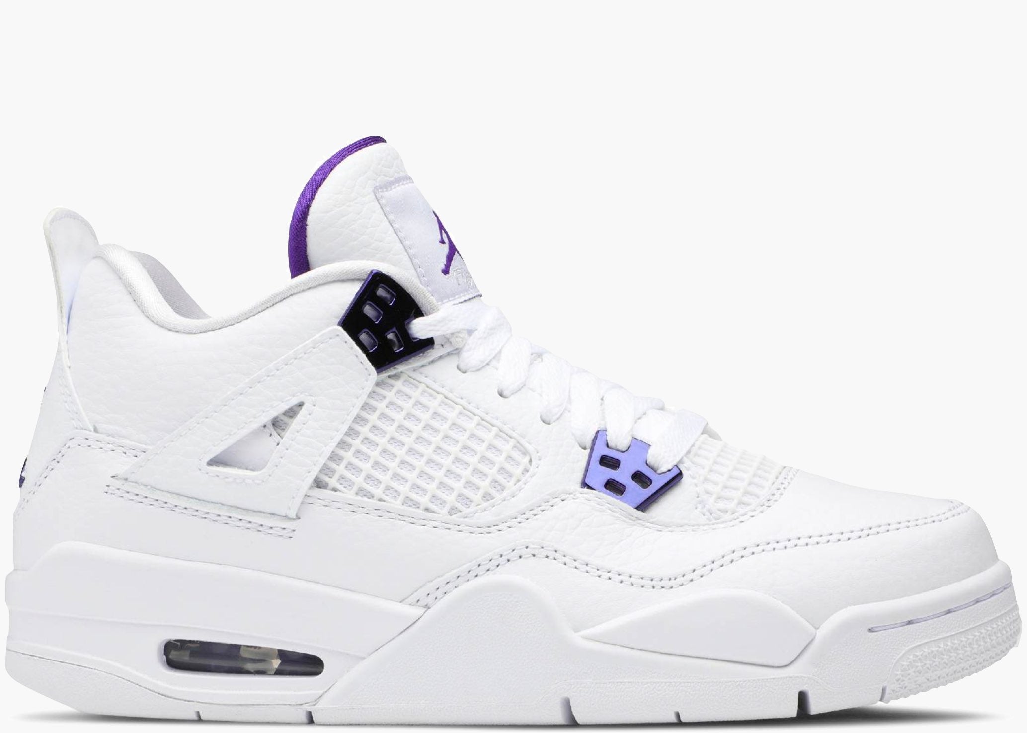 Nike Air Jordan 4 Gs Metallic Purple 408452-115 Hype Clothinga