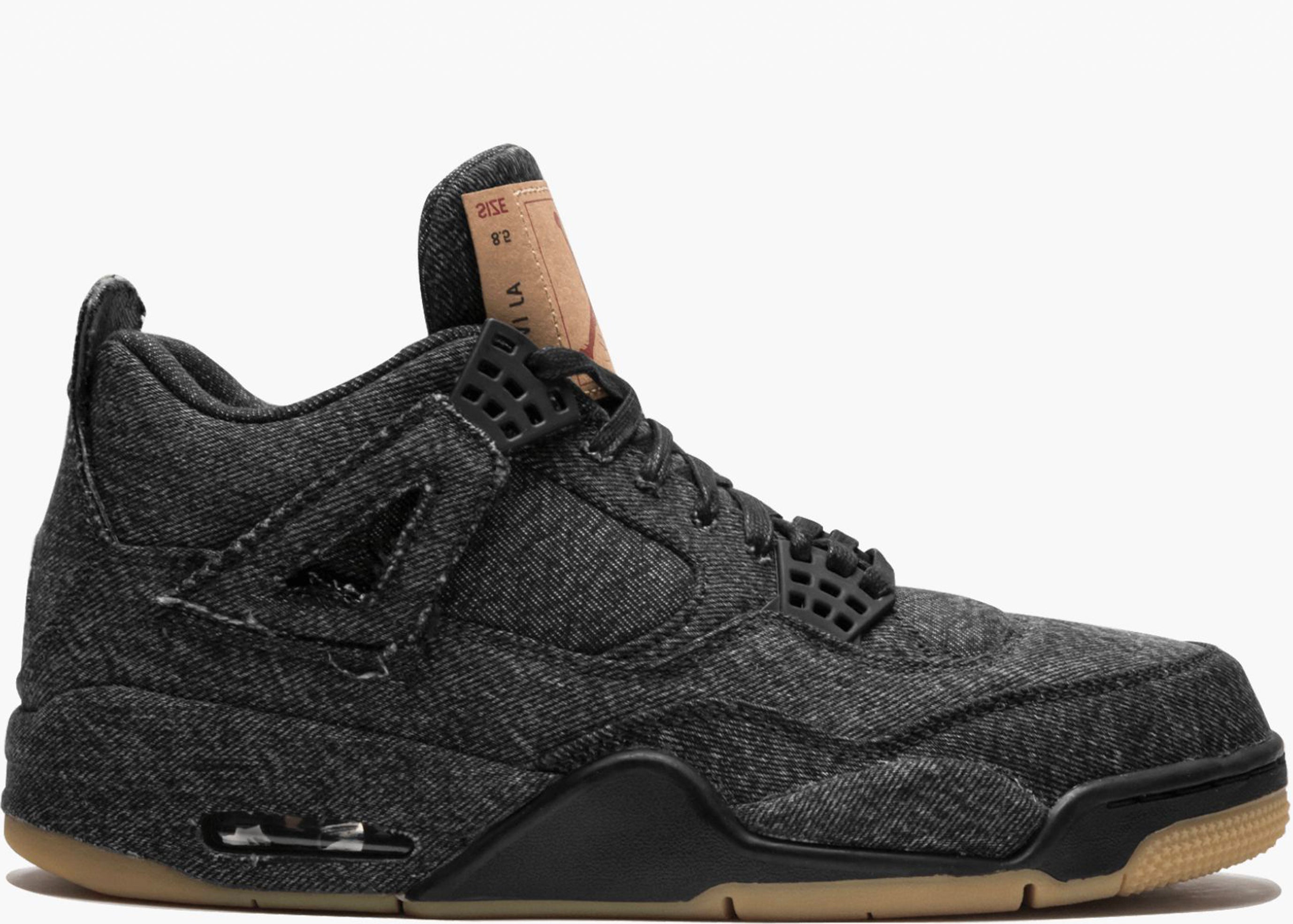 Nike Air Jordan 4 Retro Gs Levis Black AQ9103-001 Hype Clothinga Limited Edition