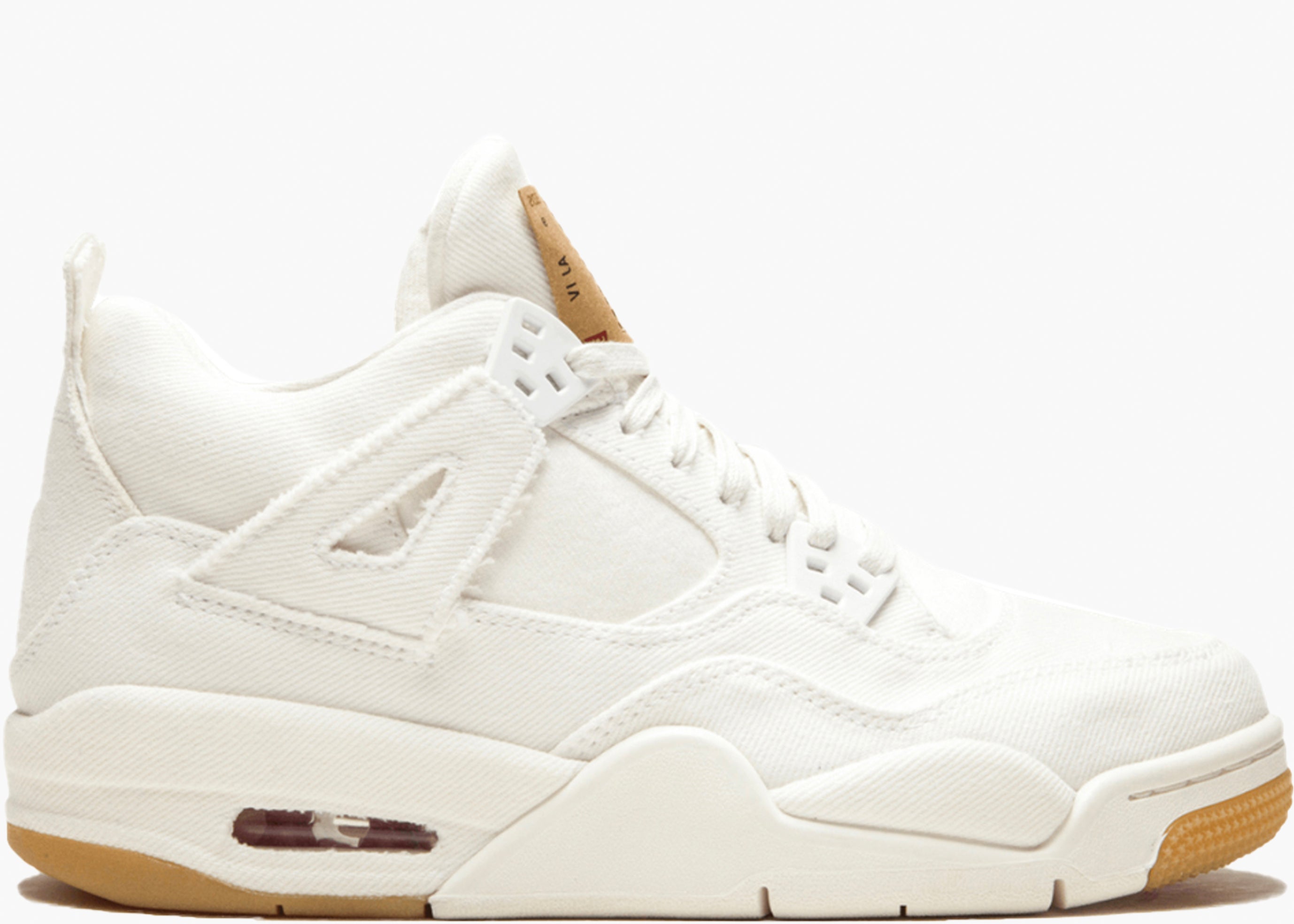 Nike Air Jordan 4 Retro Gs Levis White AQ9103-100 Hype Clothinga Limited Edition