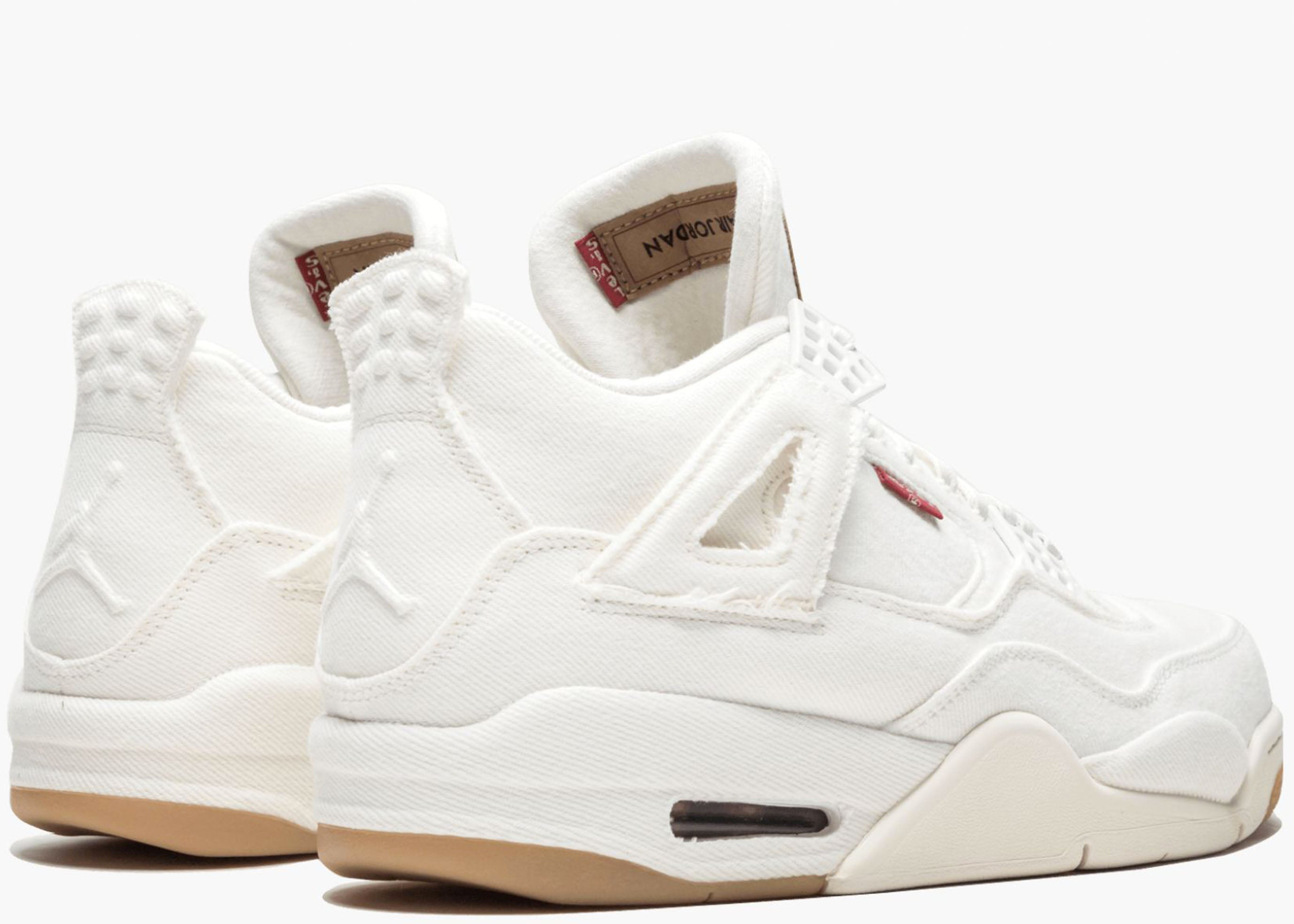 Nike Air Jordan 4 Retro Gs Levis White