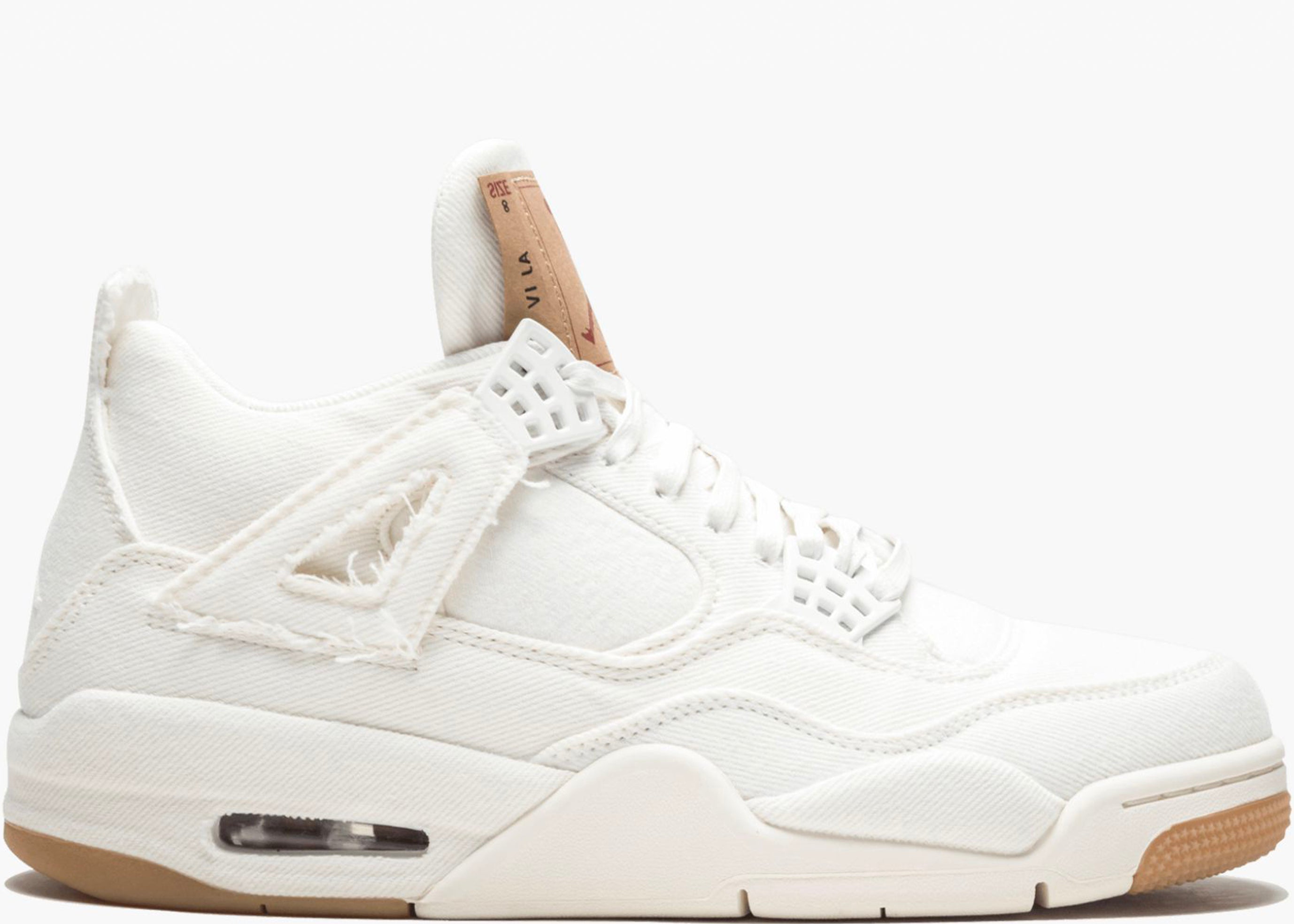 Nike Air Jordan 4 Retro Levis White AO2571-100 Hype Clothinga Limited Edition