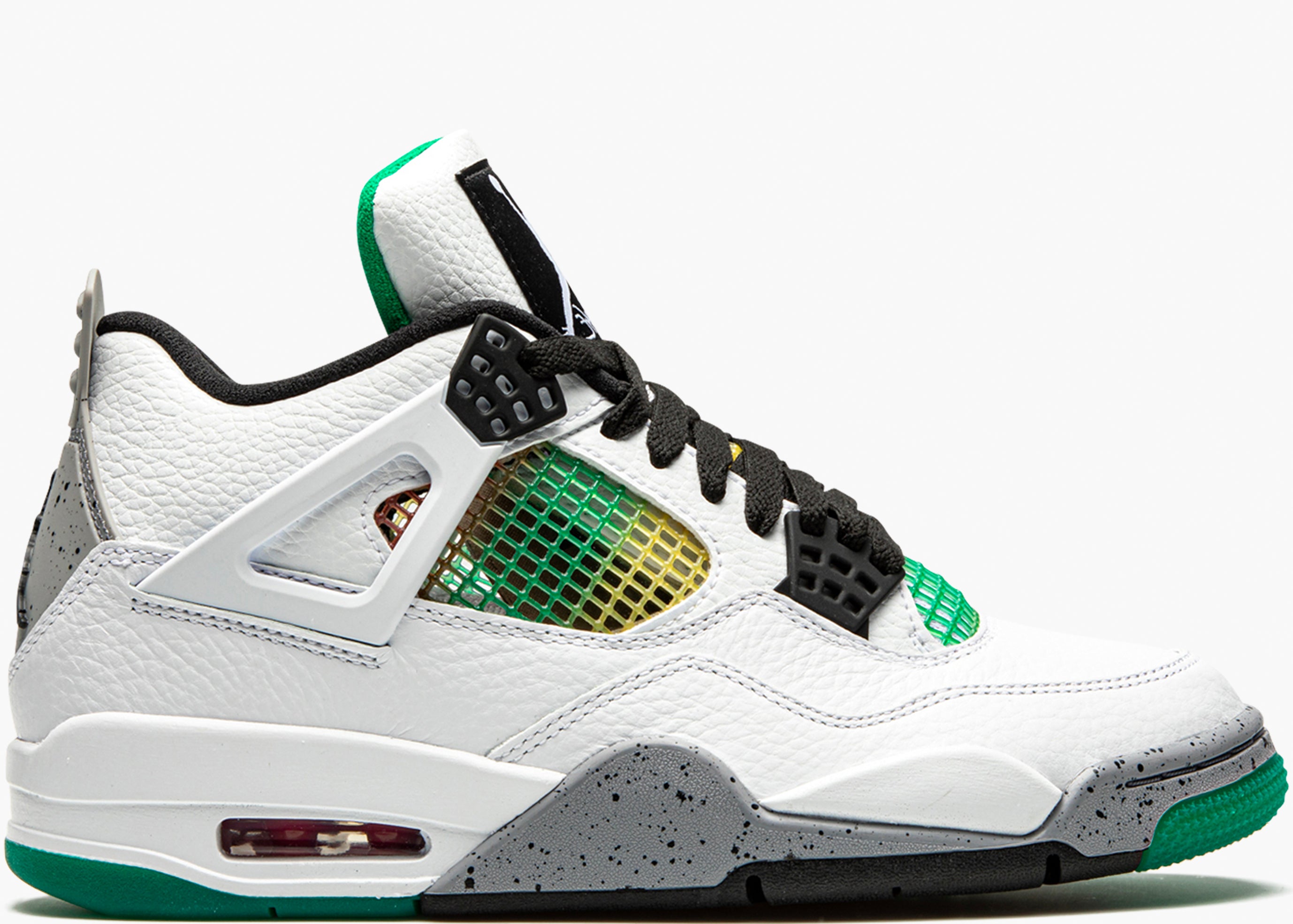 Nike Air Jordan 4 Retro Lucid Green Rasta AQ9129-100 Hype Clothinga Limited Edition