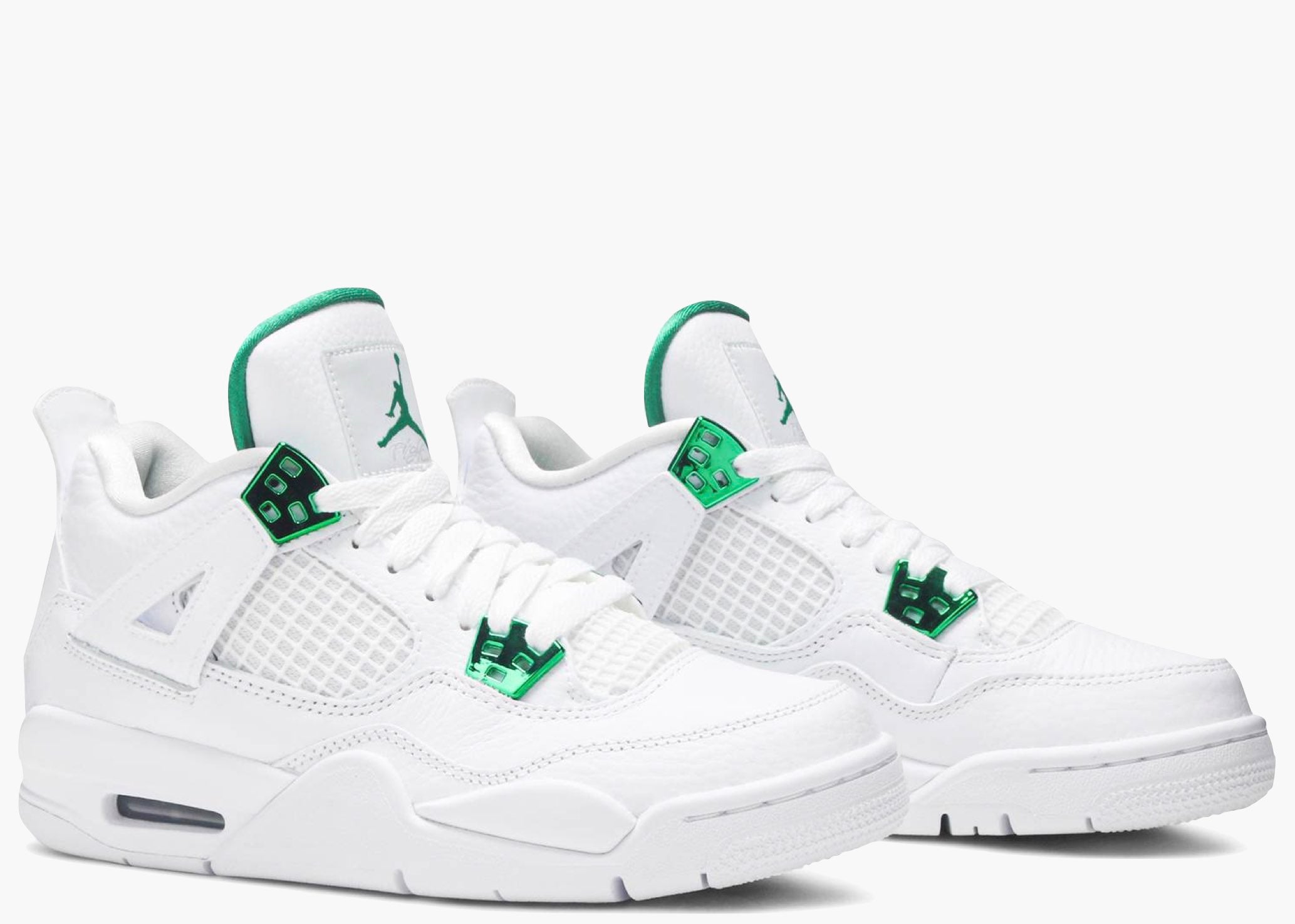 Nike Air Jordan 4 Retro Metallic Green (GS) 408452-113 Hype Clothinga