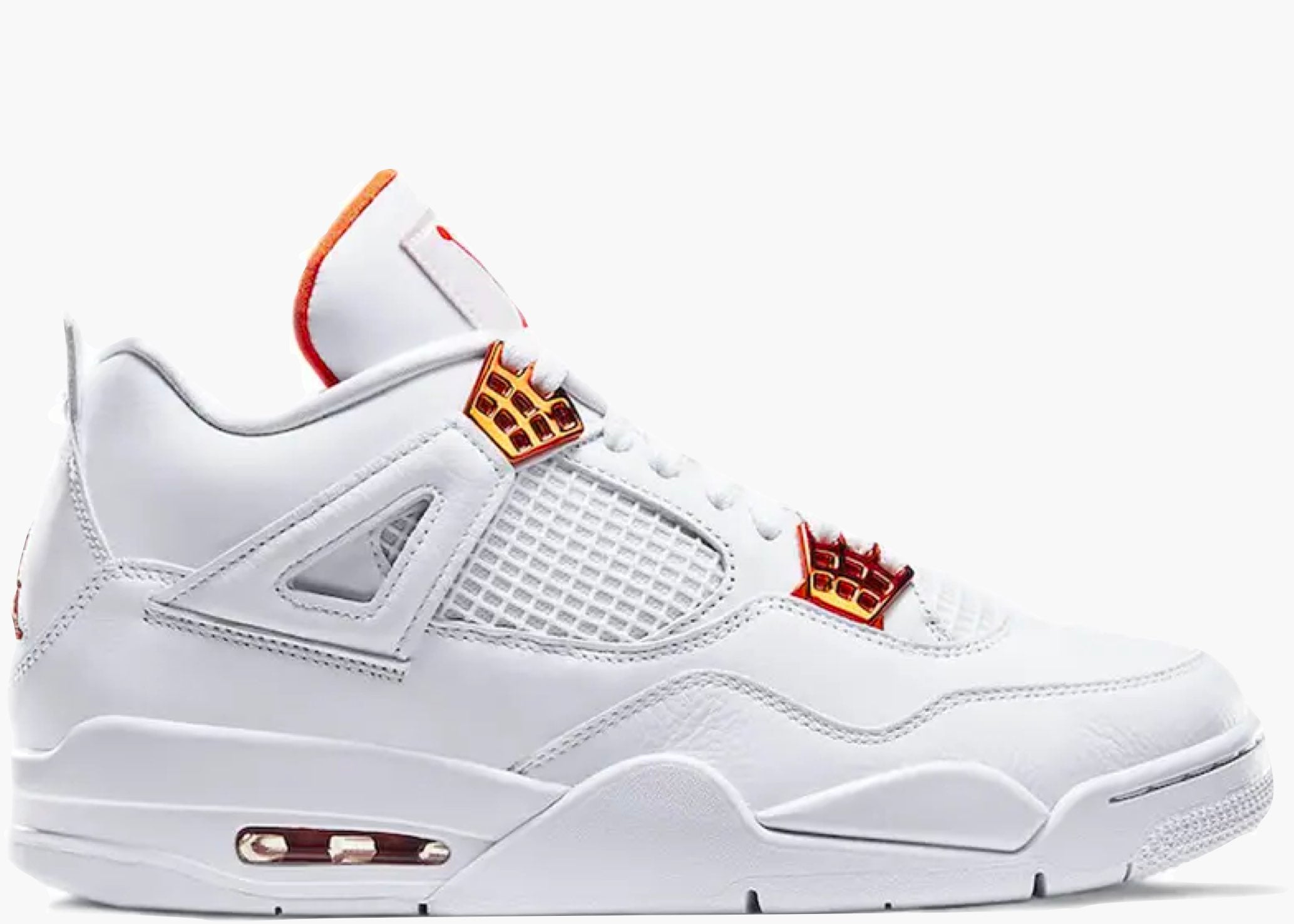 Nike Air Jordan 4 Retro Metallic Orange Hype clothinga Limited Edition
