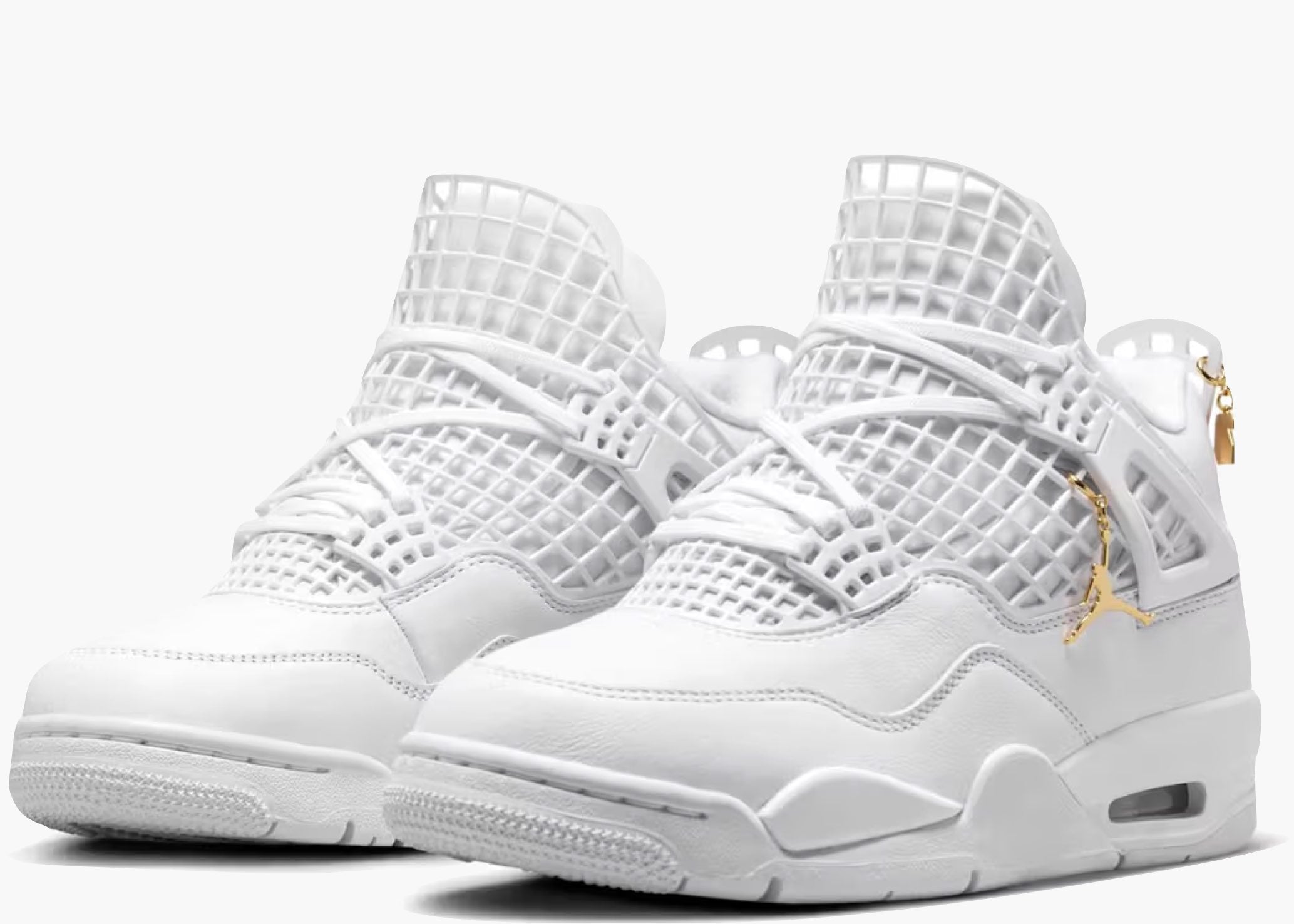  Nike Air Jordan 4 Retro Net White (W) FN7251-107 Hype Clothinga Limited Edition