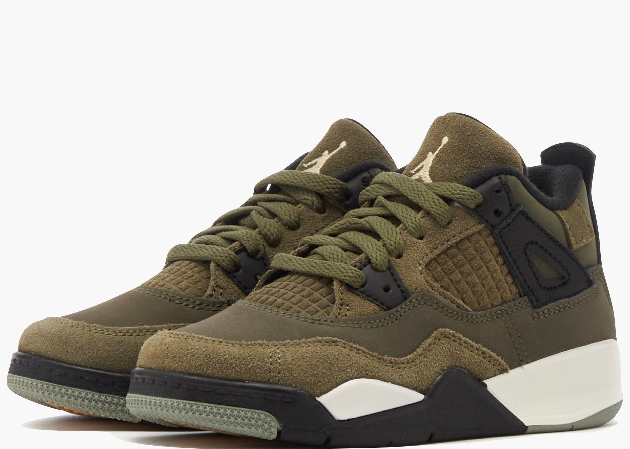 ‎Nike Air Jordan 4 Retro SE Craft Medium Olive (PS) FB9929-200 Hype Clothinga Limited Edition.