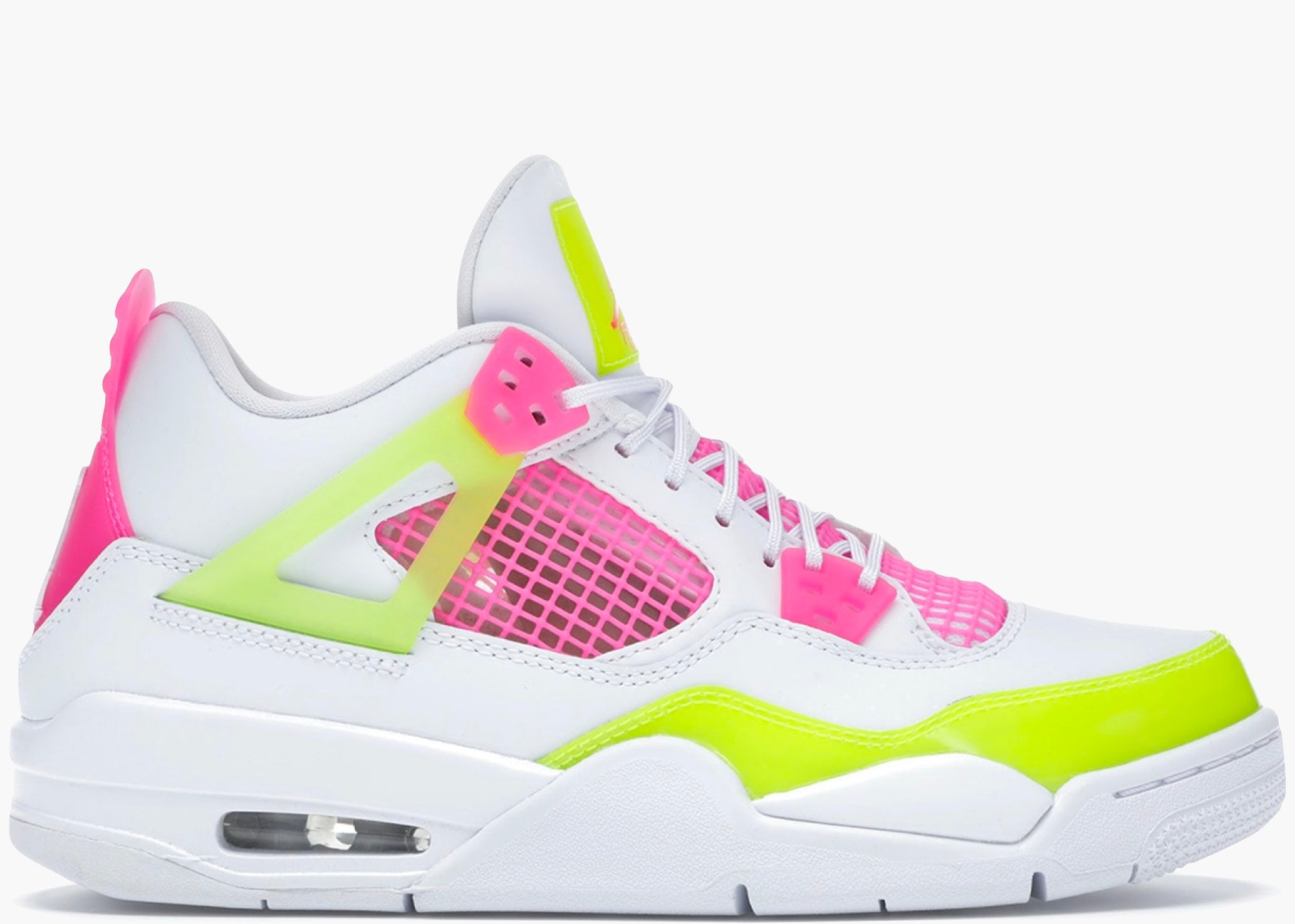 Nike Air Jordan 4 Retro White Lemon Pink (GS) Hype Clothinga Limited Edition