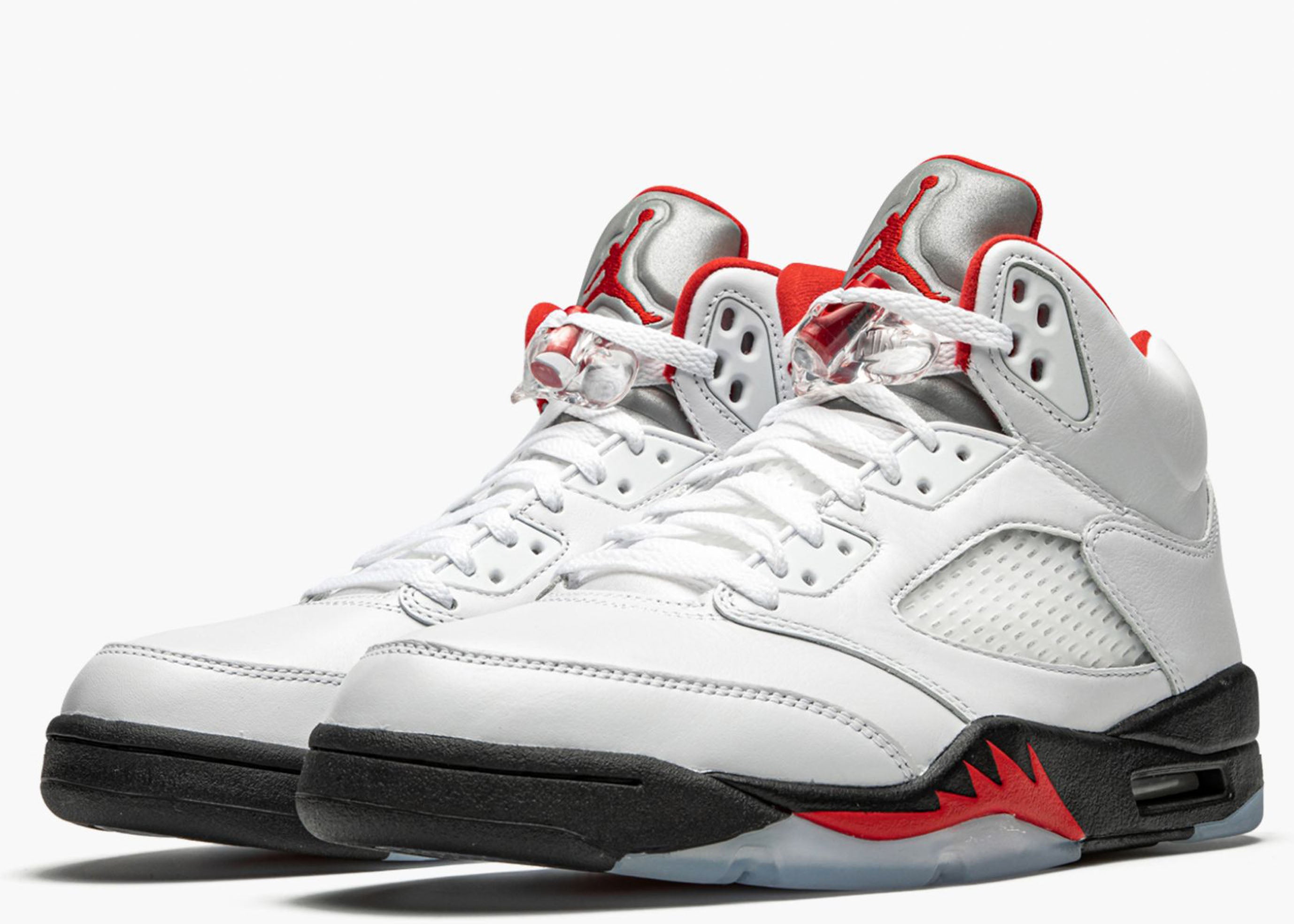 Nike Air Jordan 5 Retro Gs Fire Red Silver Tongue 440888-102 Hype Clothinga Limited Edition