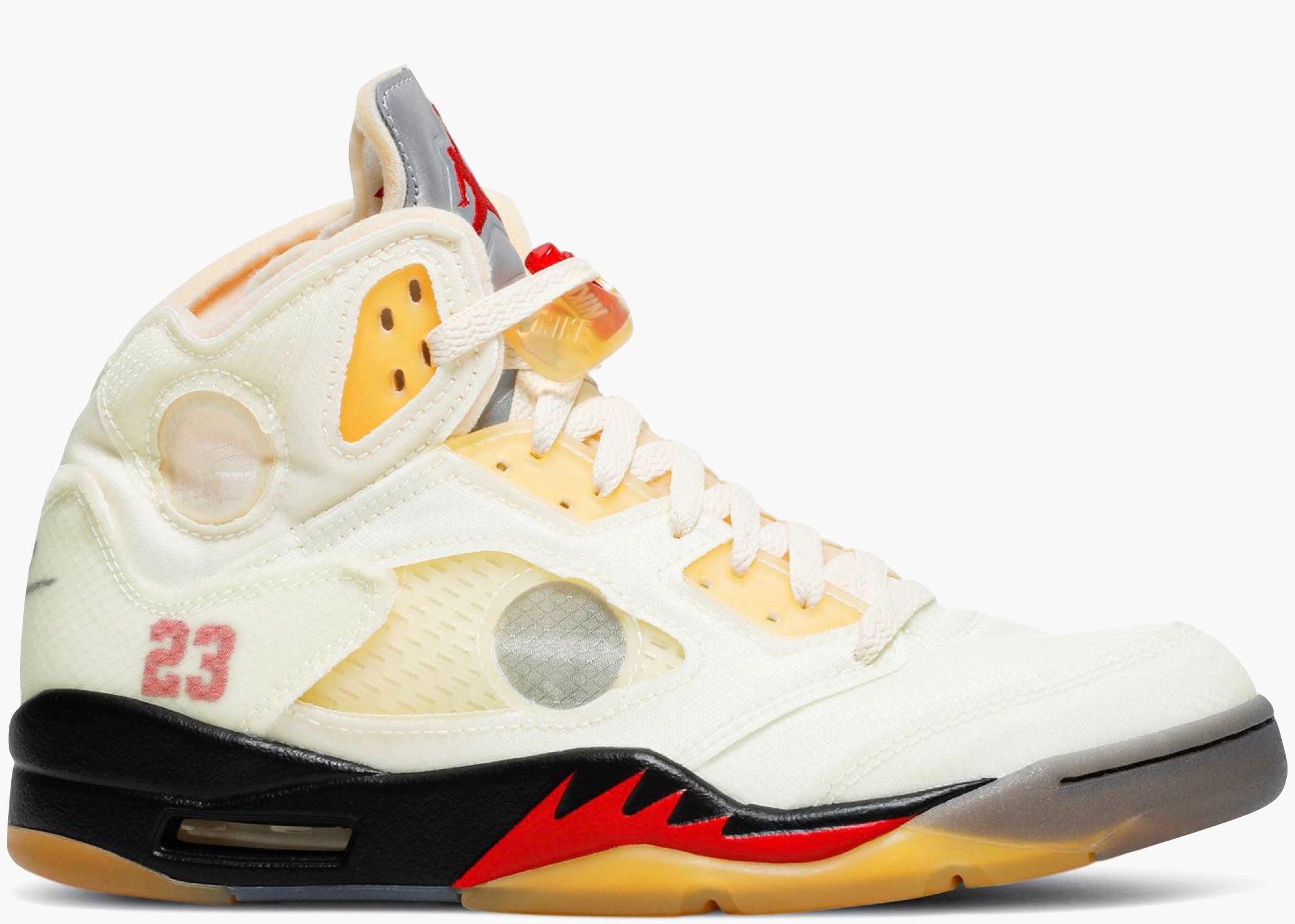 Nike Air Jordan 5 Retro OFF-WHITE Sail v Hype Clothinga