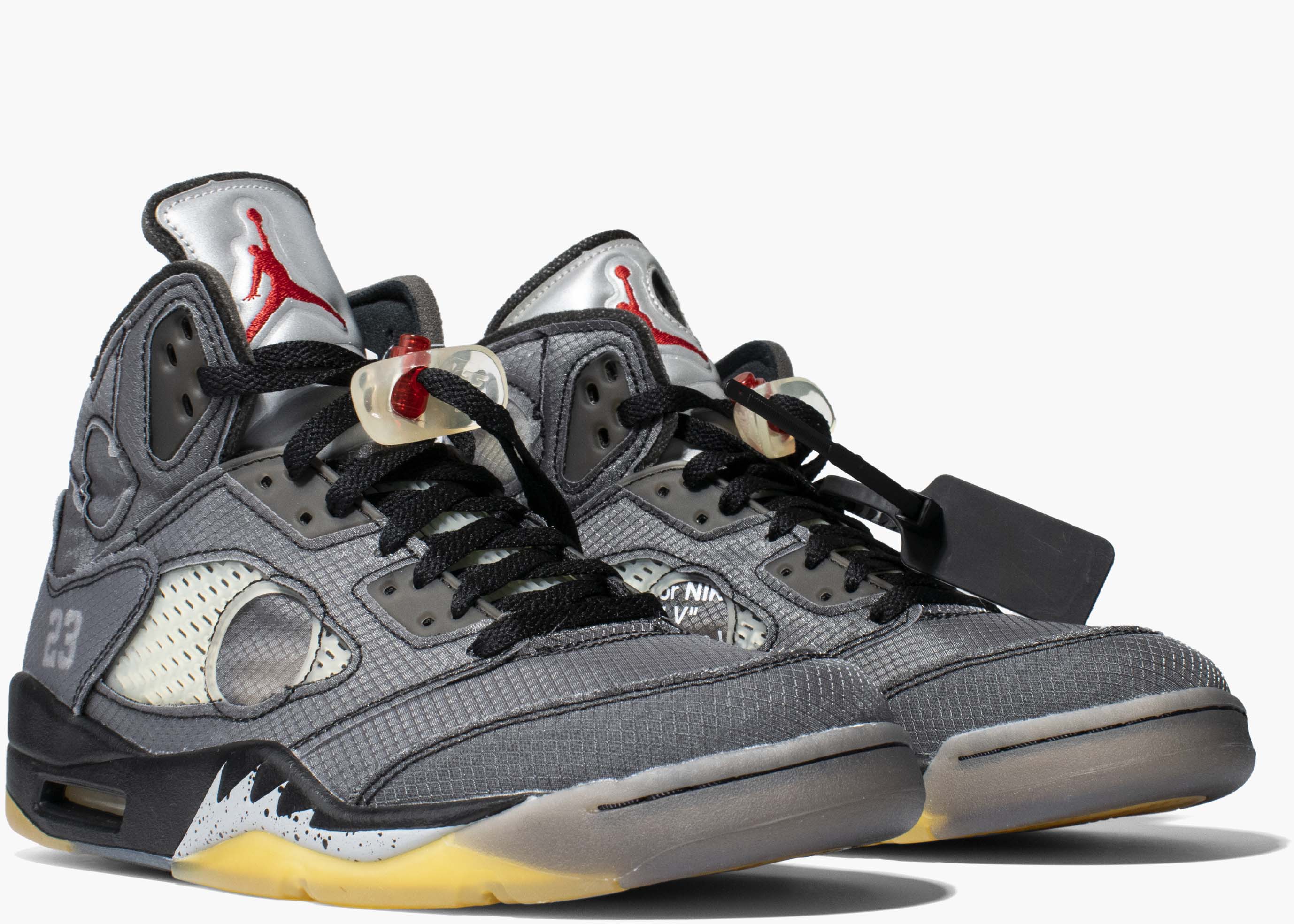 Nike Air Jordan 5 Retro Off-white Black CT8480-001 Hype Clothinga Limited Edition