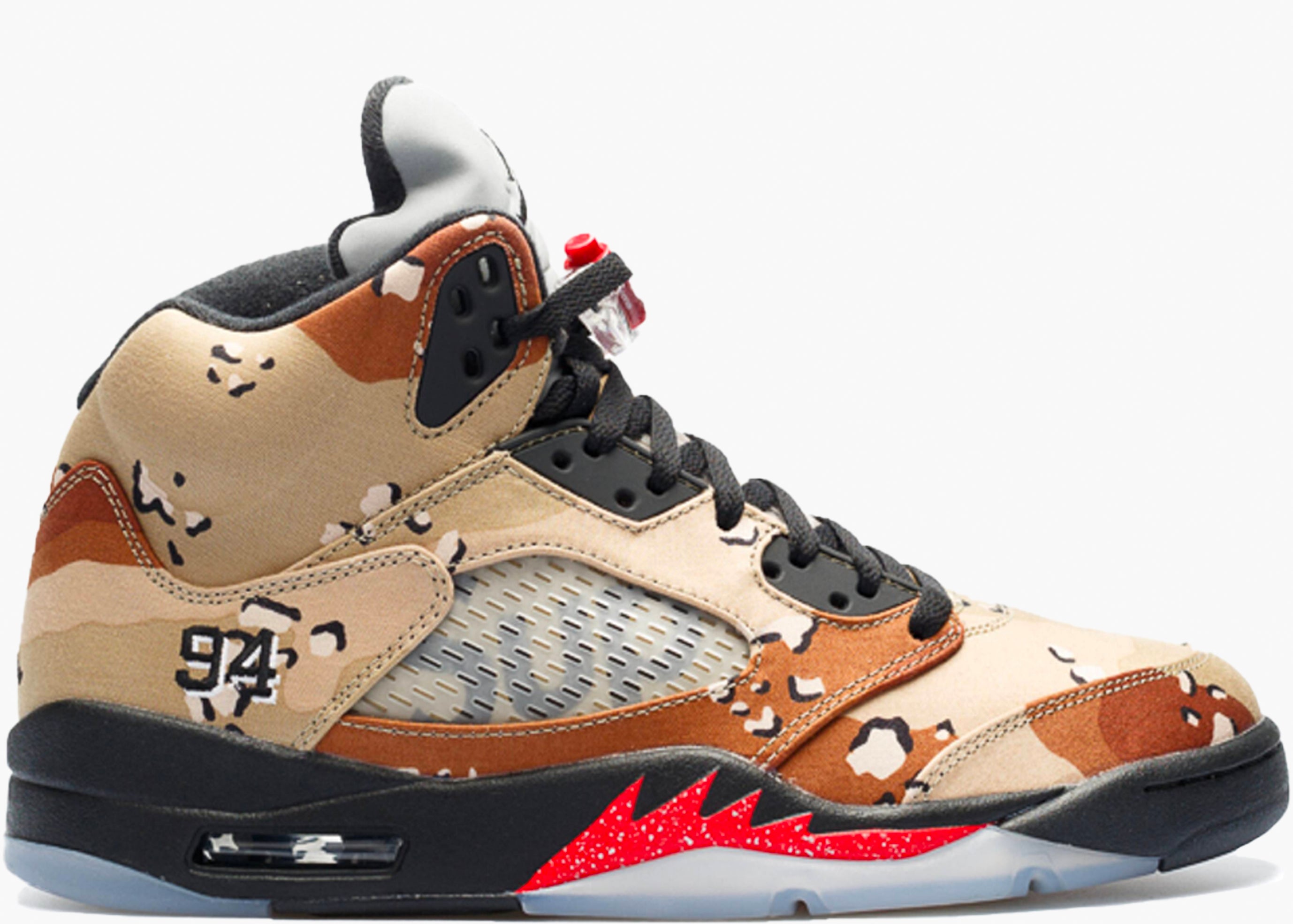 Nike Air Jordan 5 Retro Supreme Desert Camo 824371-201 Hype Clothinga Limited Edition