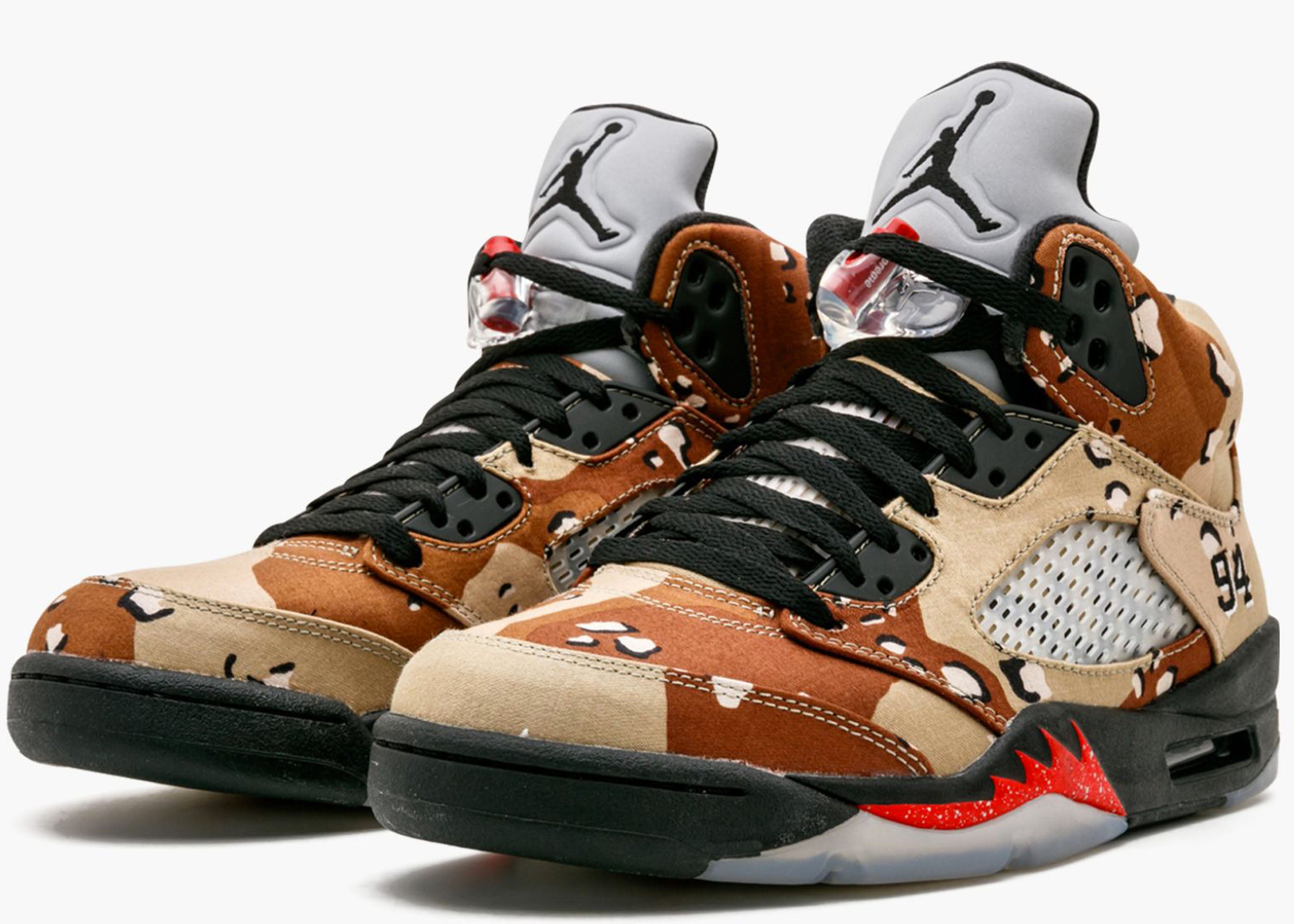 Nike Air Jordan 5 Retro Supreme Desert Camo 824371-201 Hype Clothinga Limited Edition