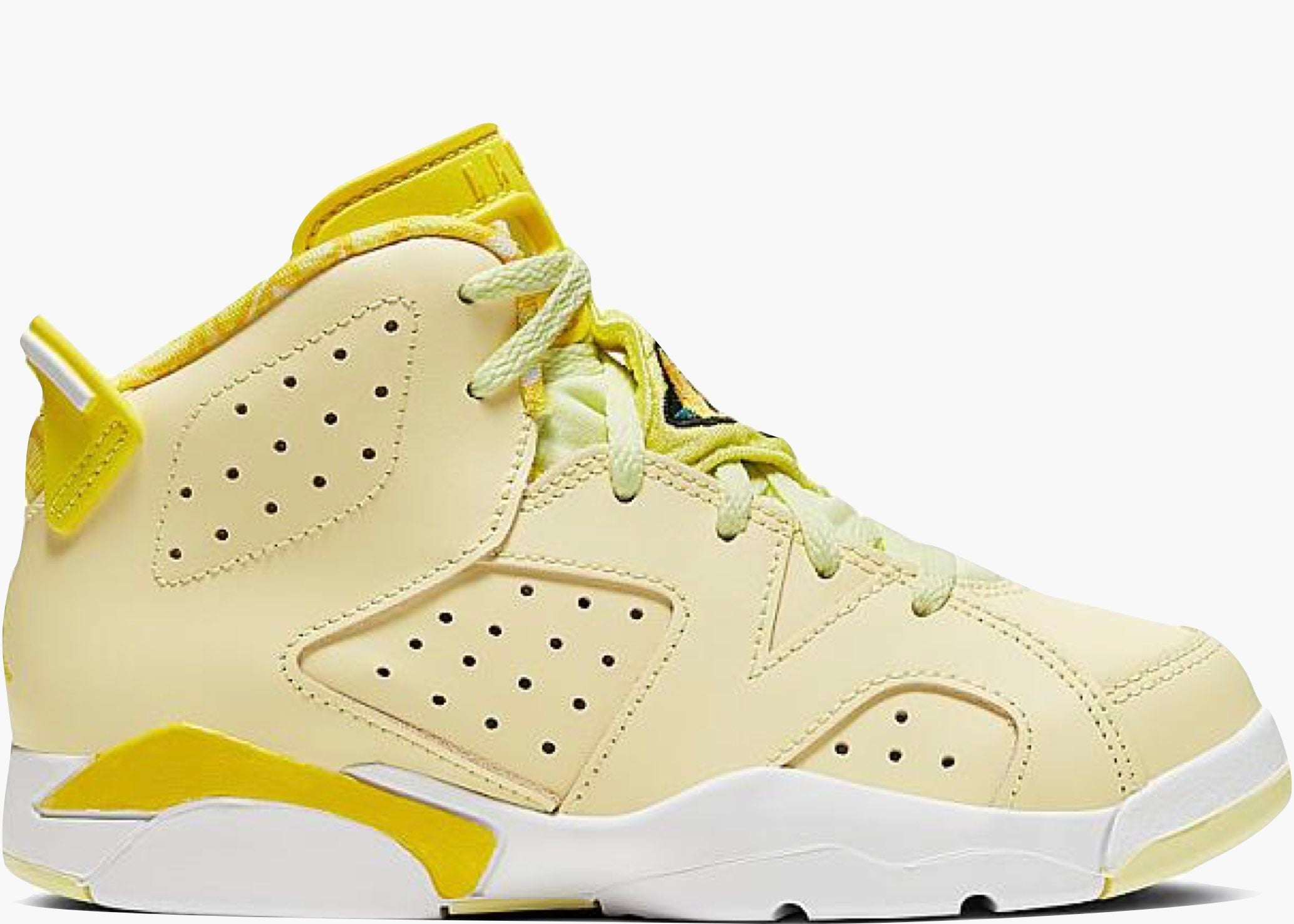 Nike Air Jordan 6 Retro Dynamic Yellow Floral (PS) Hype Clothinga Limited Edition