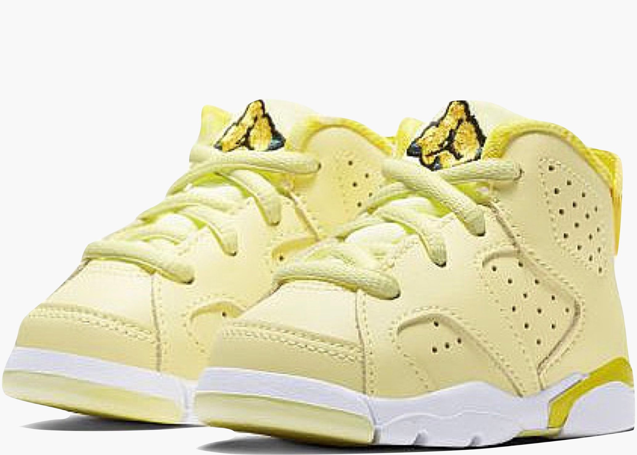 Nike Air Jordan 6 Retro Dynamic Yellow Floral (TD) Hype Clothinga Limited Edition