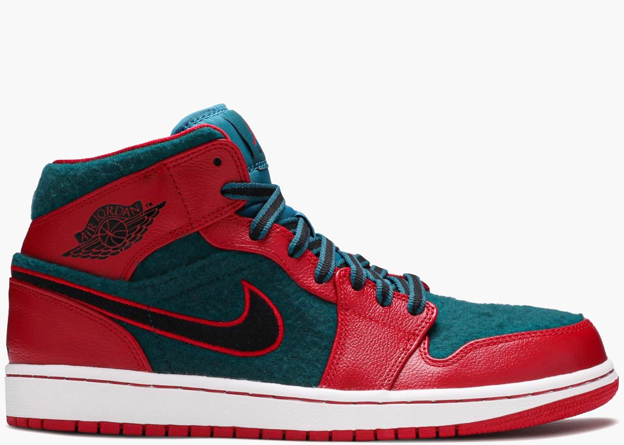 Nike Air Jordan Air Jordan 1 Mid Gym Red/Black-Dark Sea 633206-608 Hype Clothinga Limited Edition