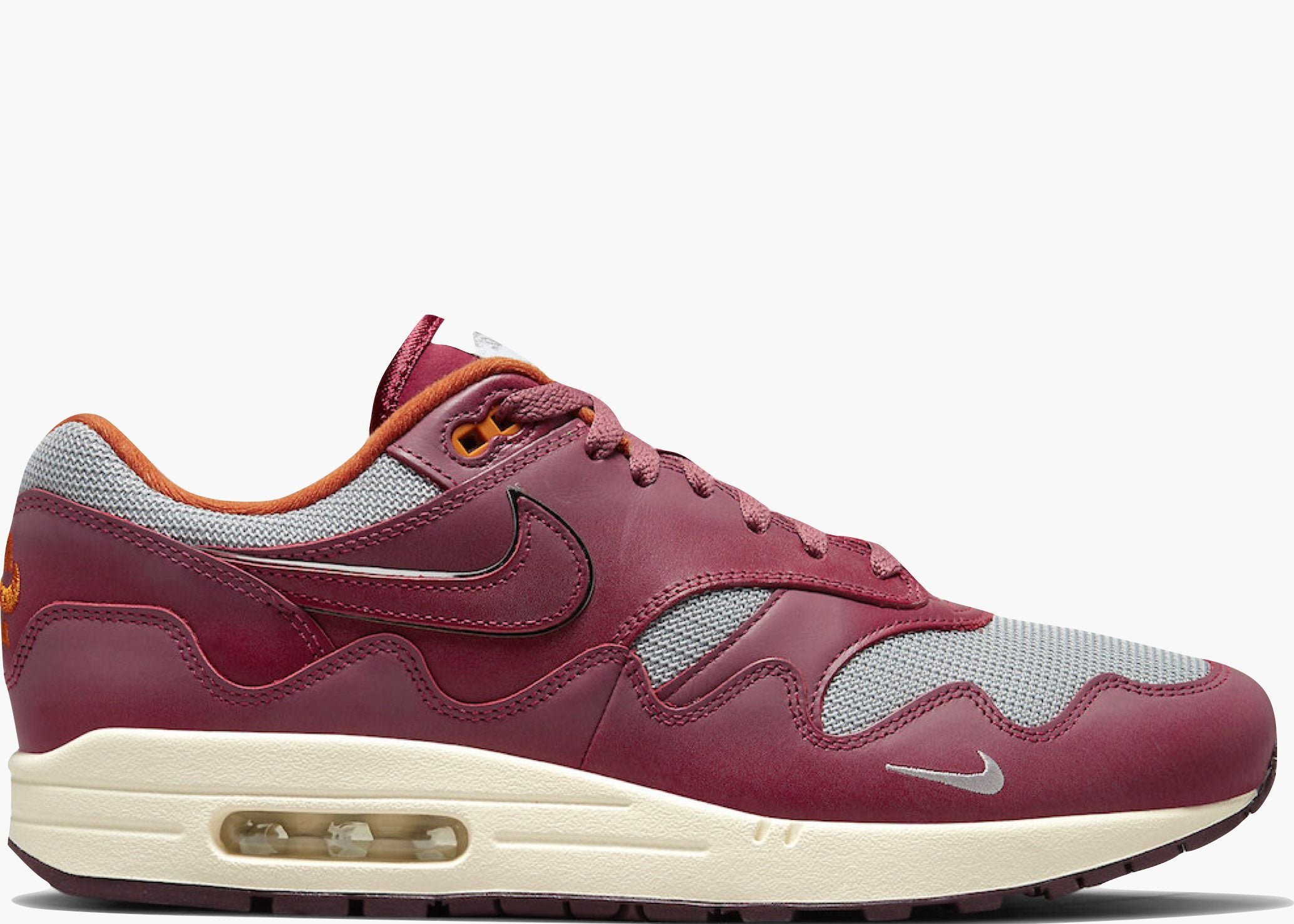 Nike Air Max 1 Patta Waves Rush Maroon (with Bracelet) Hype Clothinga Limited Edition