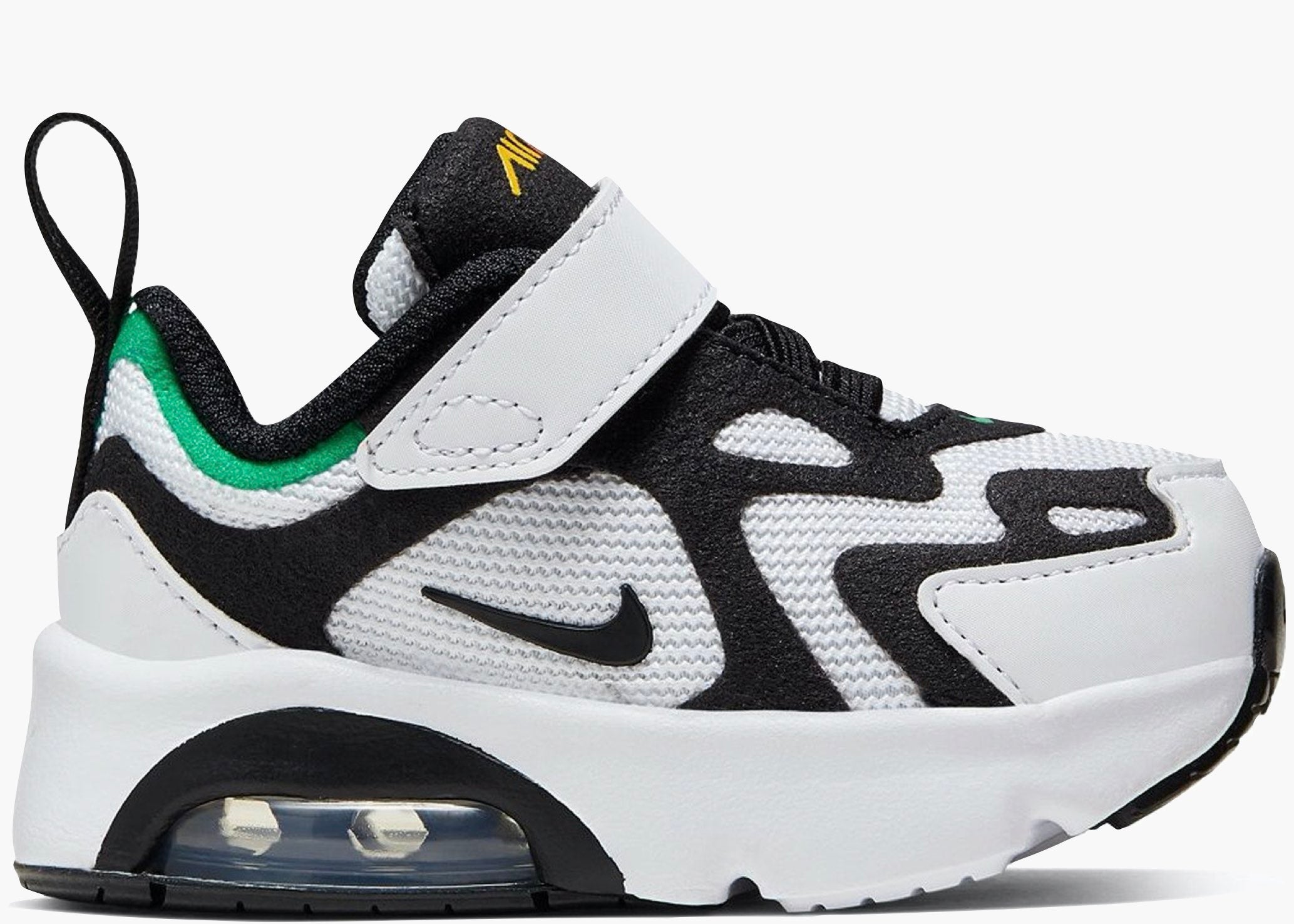 Nike Air Max 200 Rasta (TD) AT5629-100 Hype Clothinga