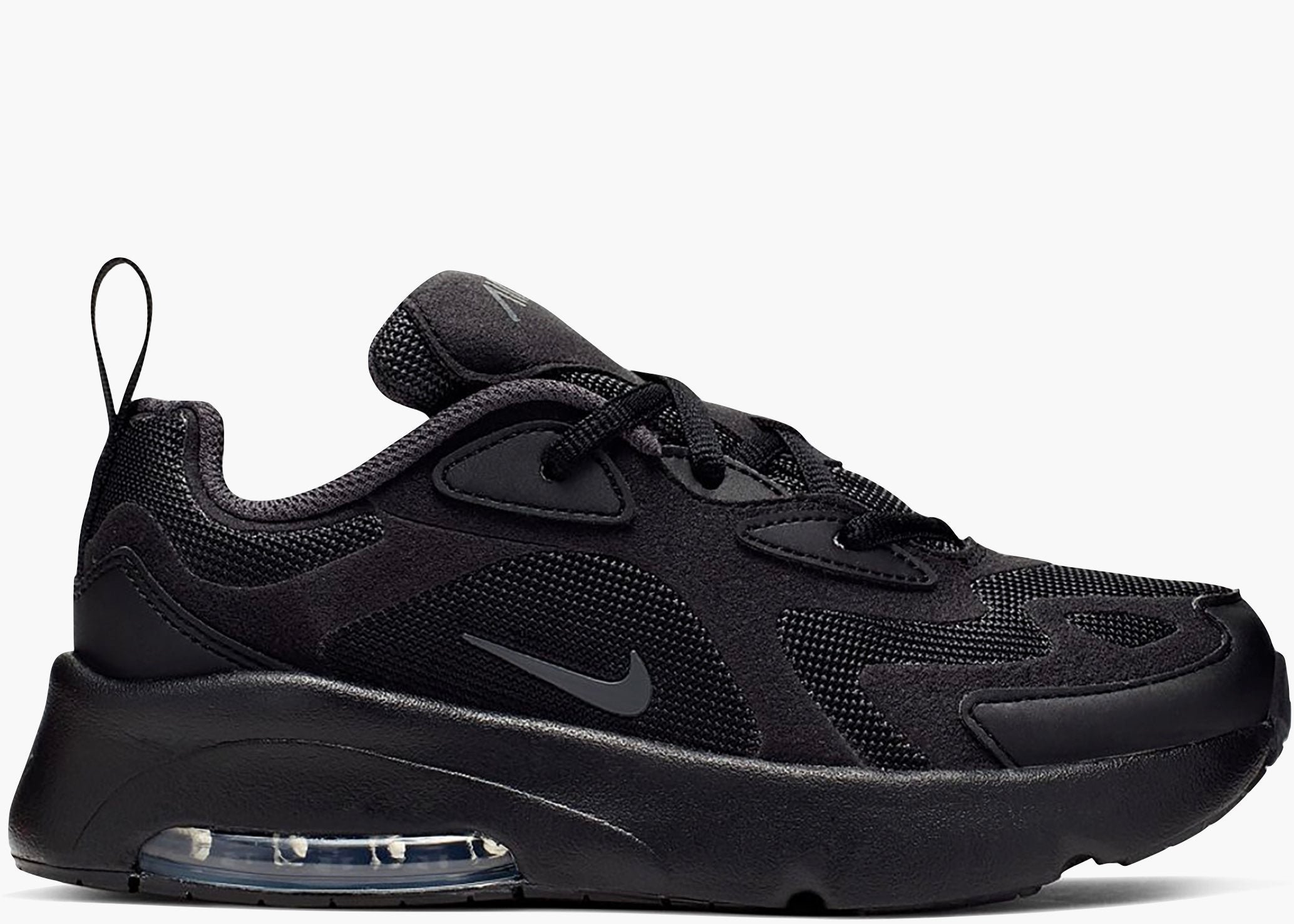 Nike Air Max 200 Triple Black (PS) AT5628-001 Hype Clothinga