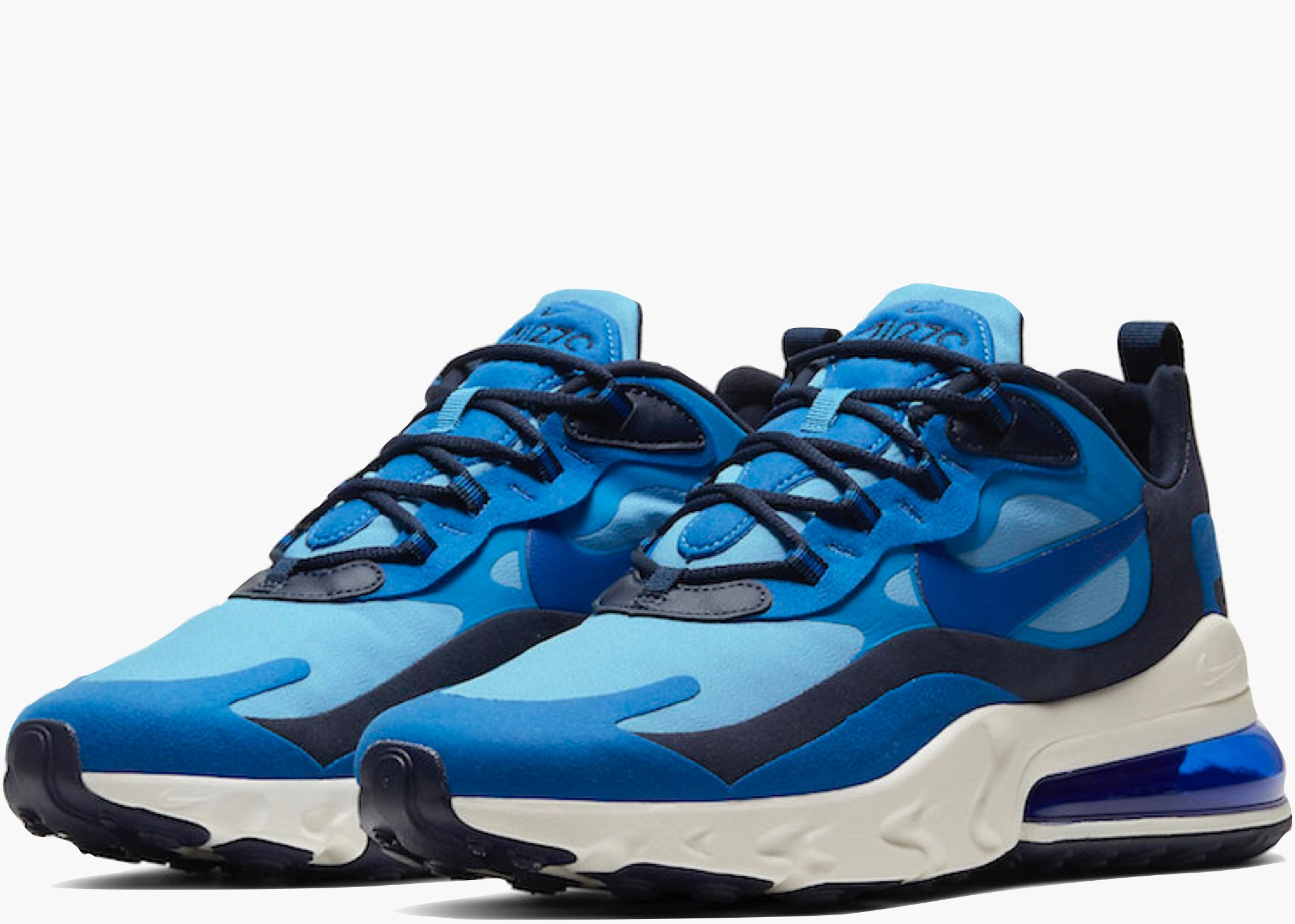 Nike Air Max 270 React Triple Blue