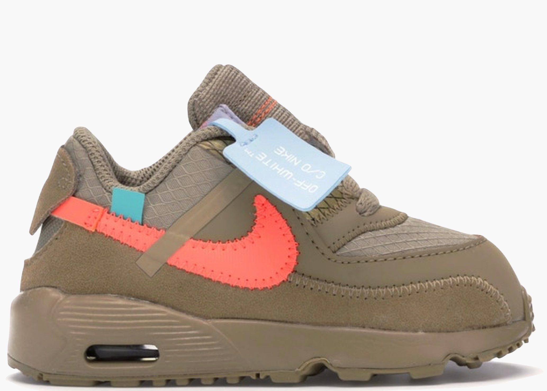 Nike Air Max 90 OFF-WHITE Desert Ore (TD) BV0852-200 Hype Clothinga