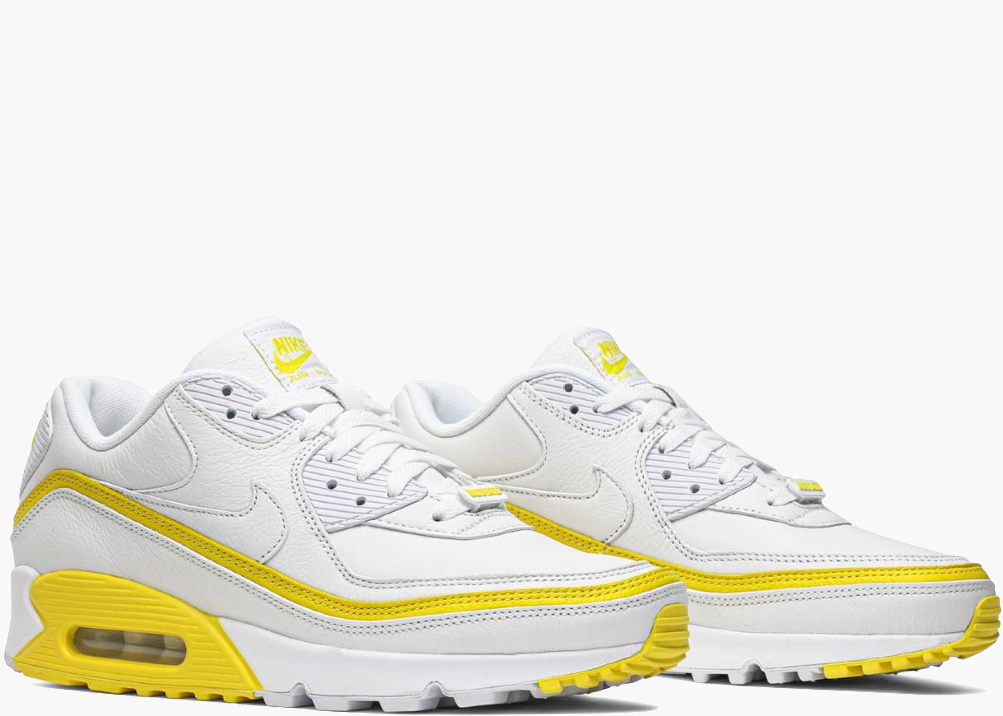 Nike Air Max 90 Undefeated White Optic Yellow CJ7197-101 Hype Clothinga