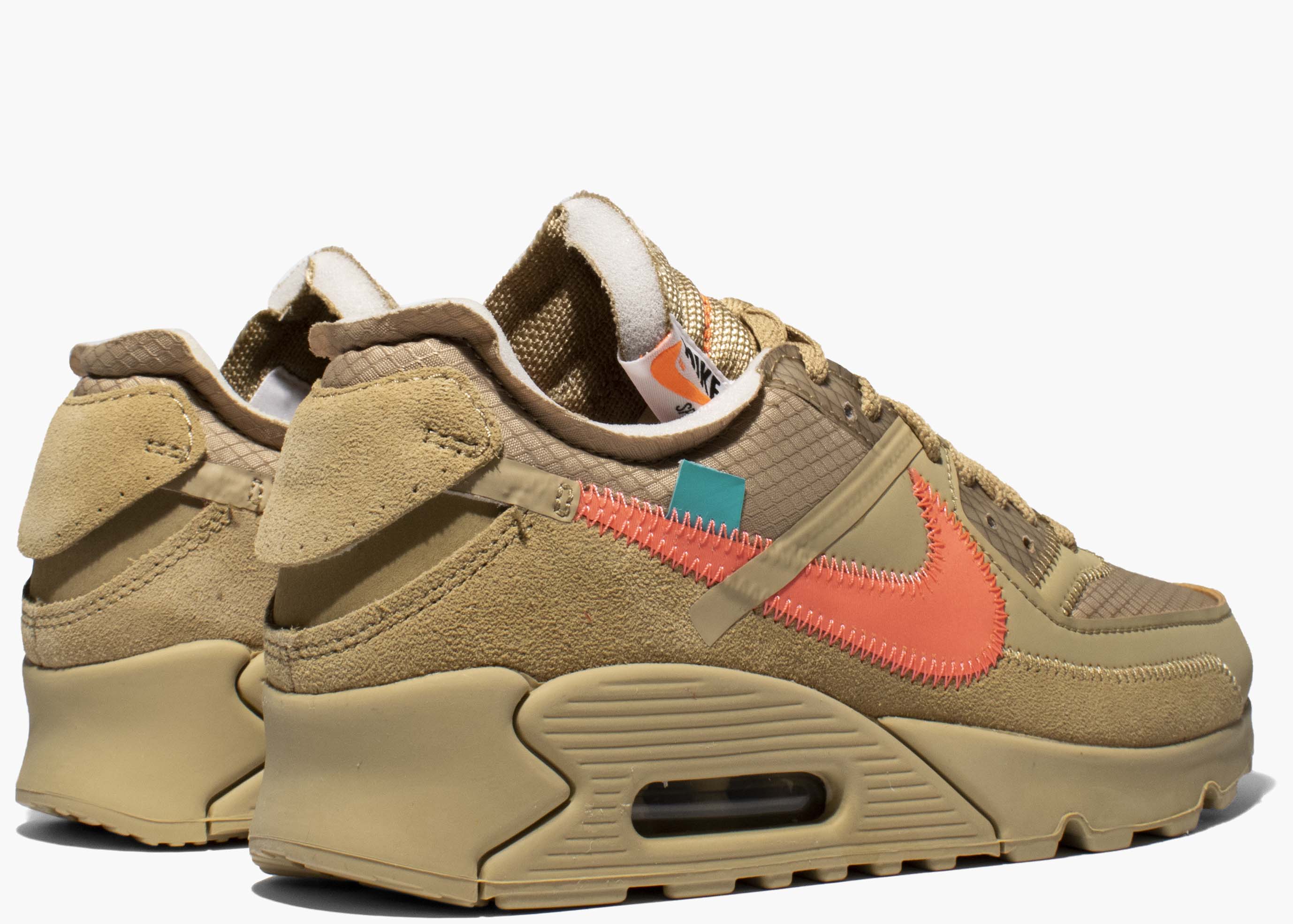 Nike Air Max 90 X Off-White Desert Ore AA7293-200 Hype Clothinga Limited Edition