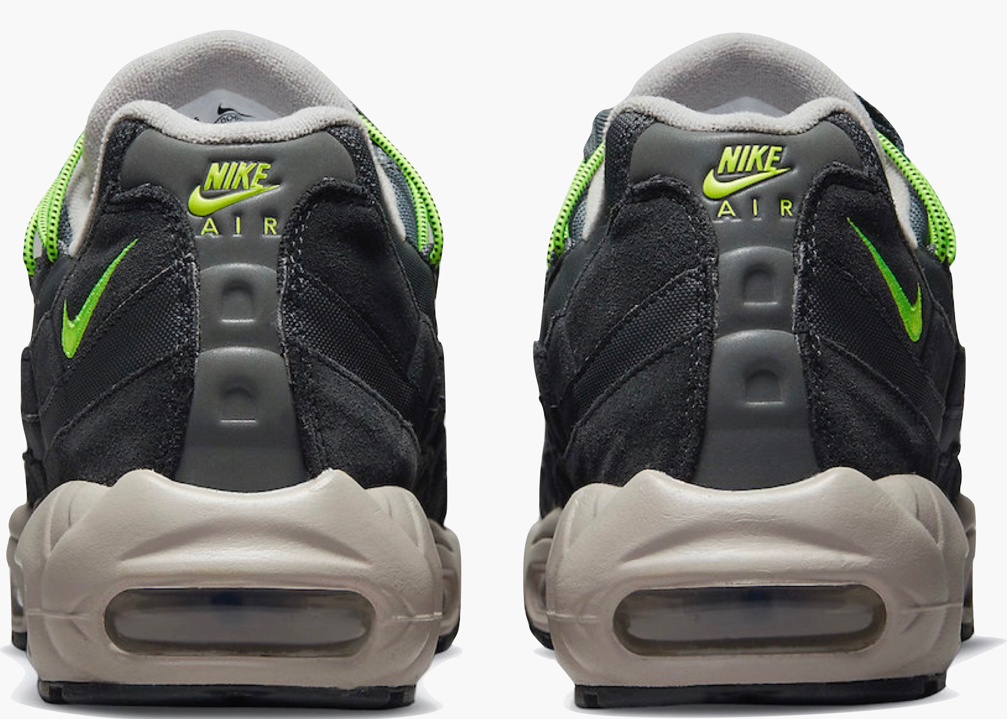 Nike Air Max 95 Speed Lacing Off Noir Volt Hype Clothinga Limited Edition