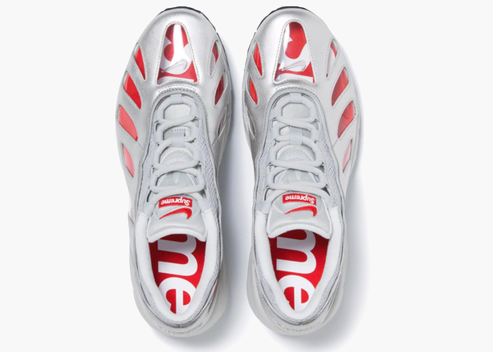 Nike Air Max 96 Supreme Silver Bullet Silver Hype Clothinga Limited Edition