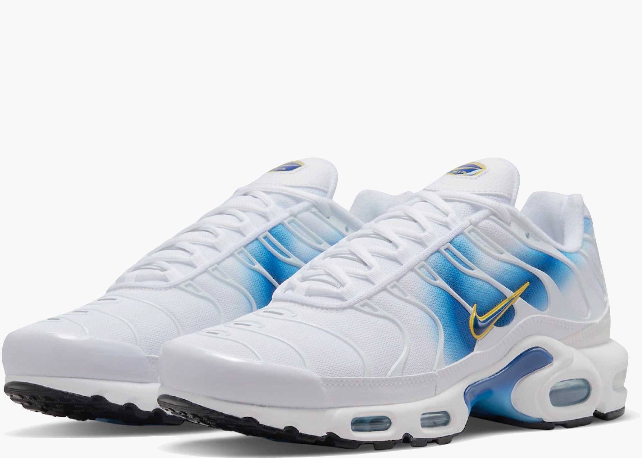 Nike Air Max Plus TN Spray Paint Swoosh White Blue DX8962-100 Hype Clothinga Limited Edition