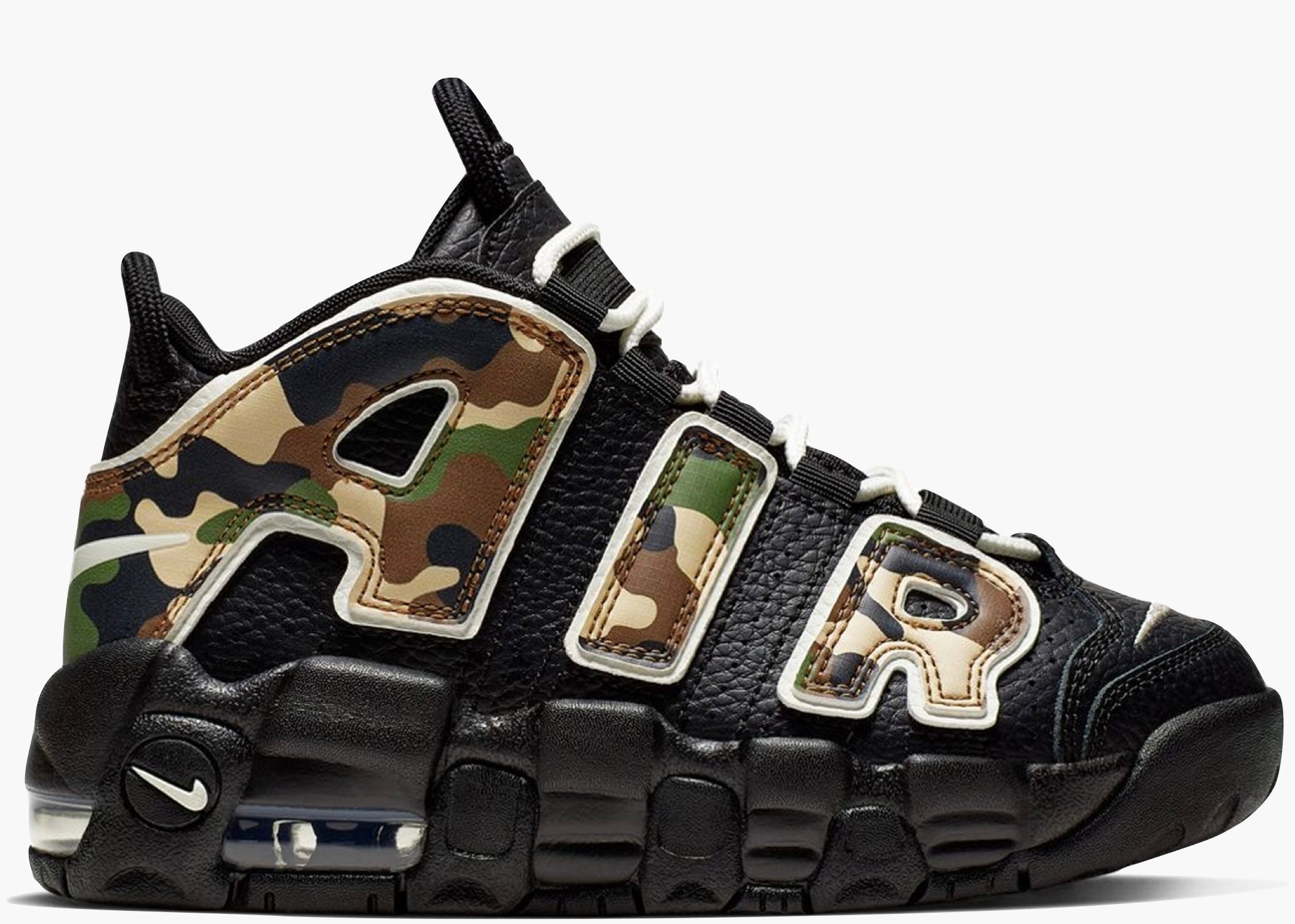Nike Air More Uptempo 96 Camo (PS)  CJ0931-001 Hype Clothinga