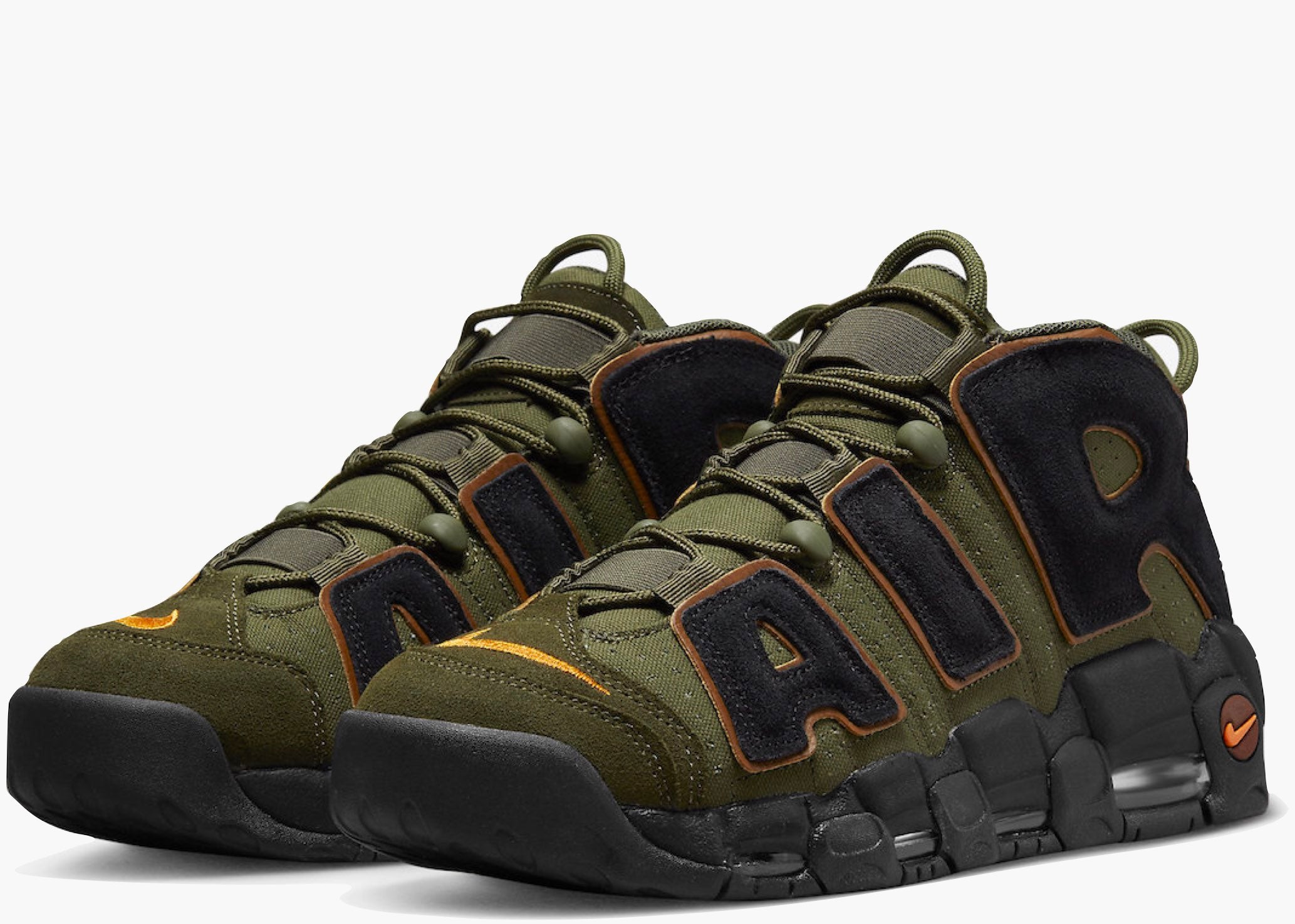 Nike Air More Uptempo 96 Cargo Khaki Alpha Orange Hype Clothinga Limited Edition