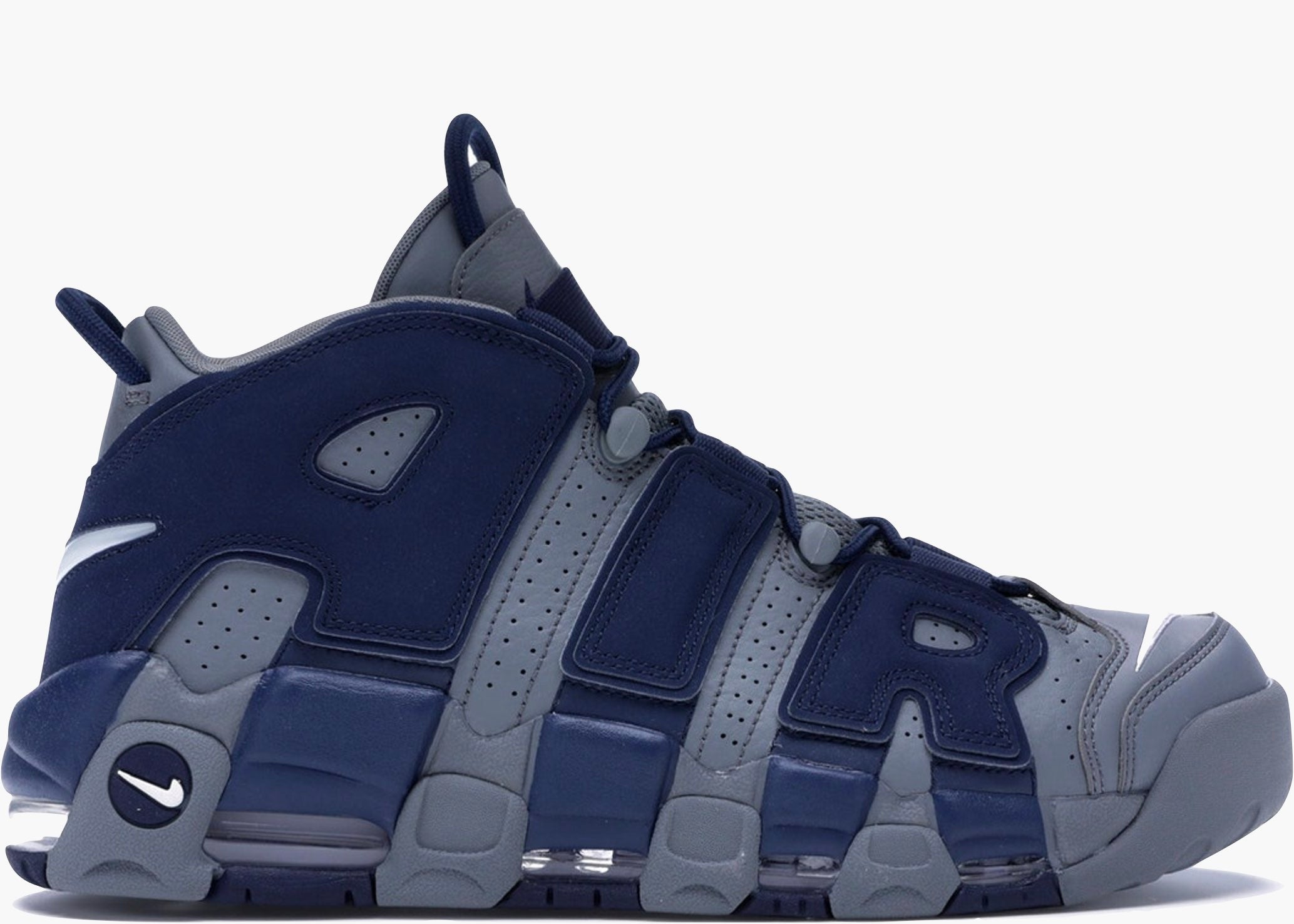 Nike Air More Uptempo Cool Grey Midnight Navy