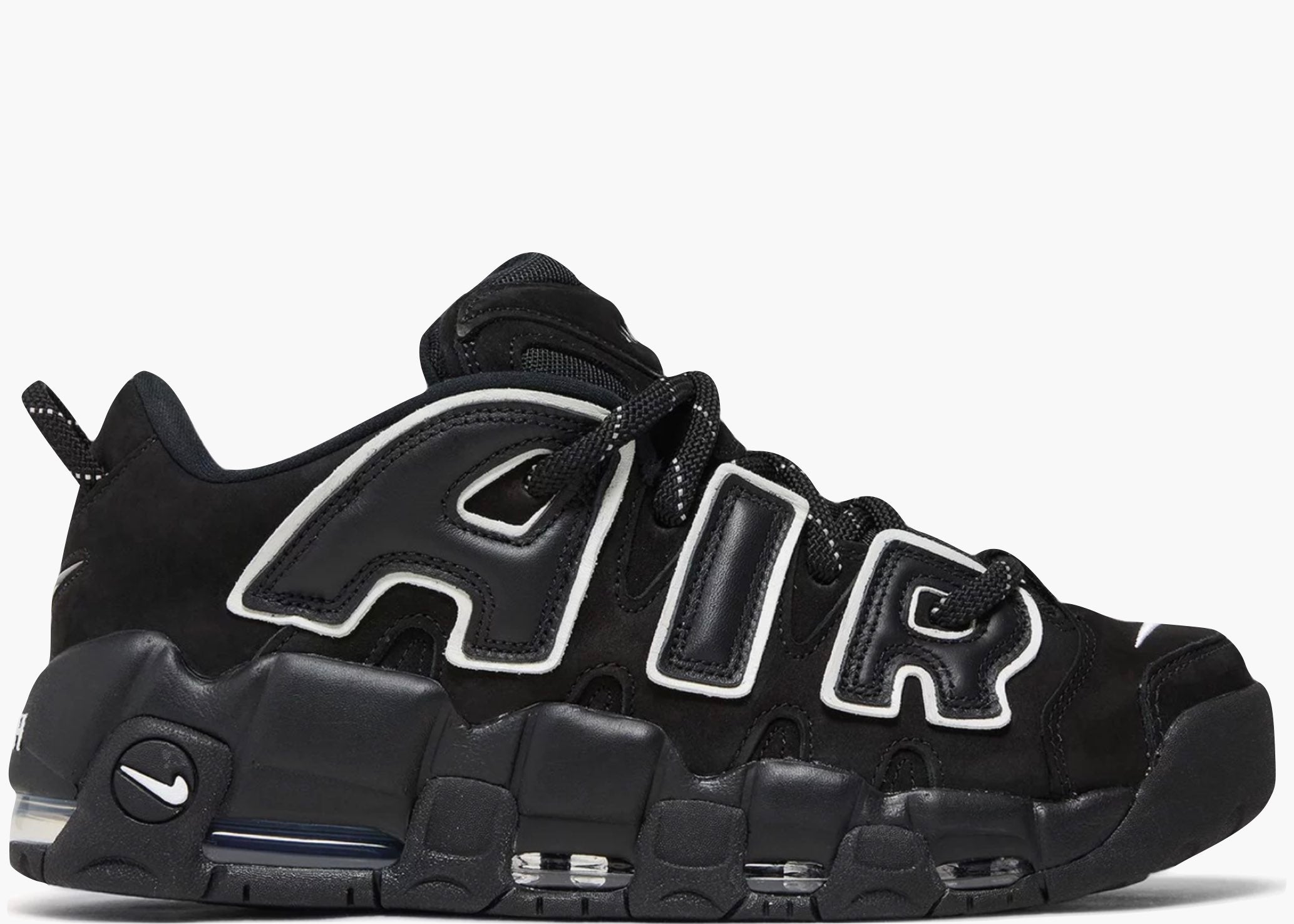 ‎Nike Air More Uptempo Low AMBUSH Black FB1299-001 Hype Clothinga Limited Edition