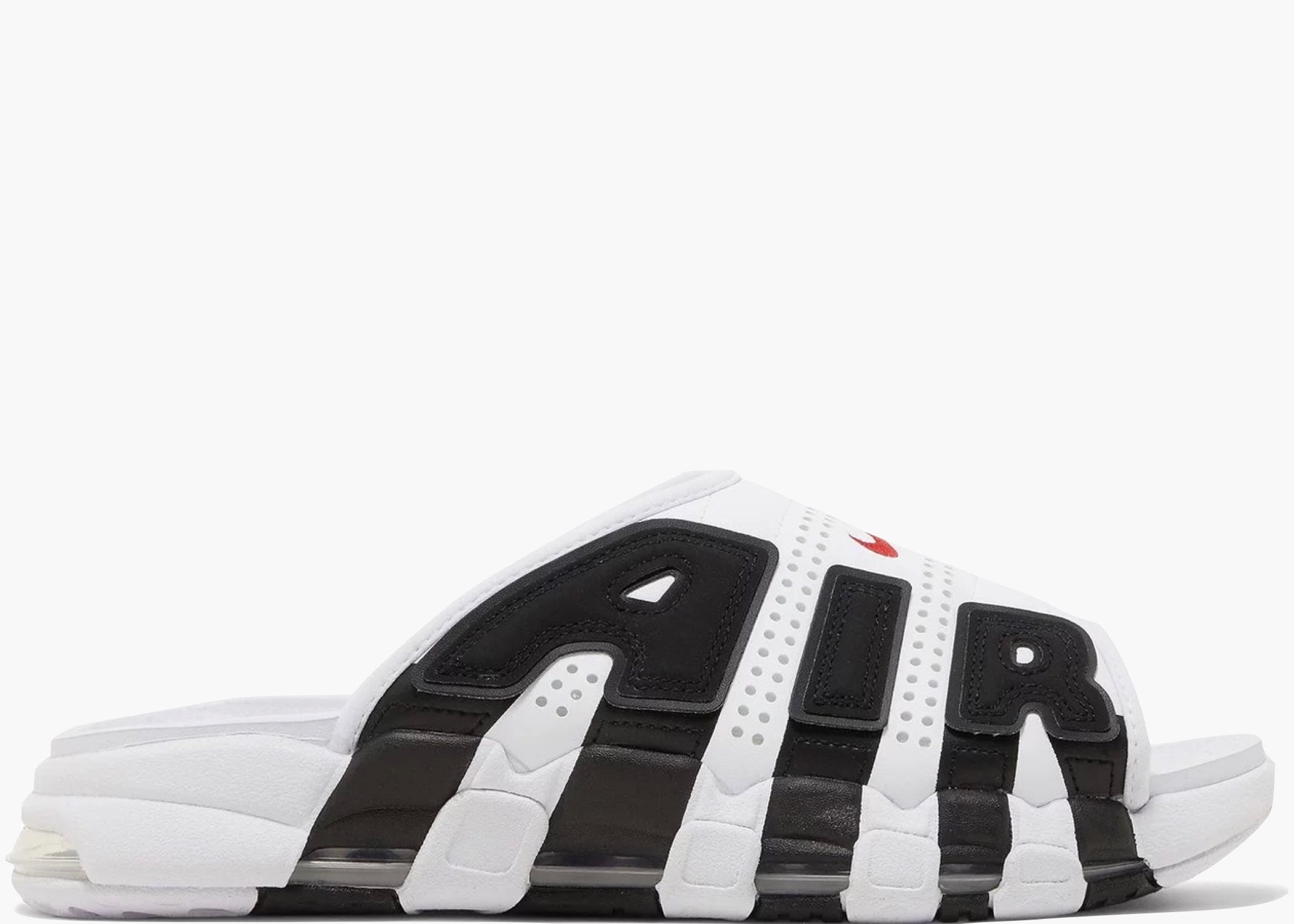 Nike Air More Uptempo Slide Bianco Varsity Rosso  FB7815-100 Hype Clothinga Limited Edition