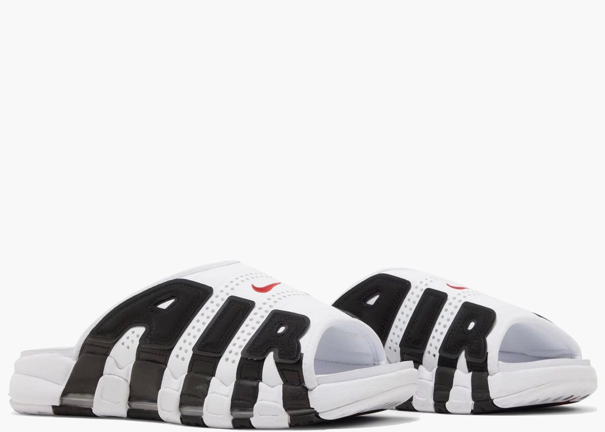 Nike Air More Uptempo Slide Bianco Varsity Rosso  FB7815-100 Hype Clothinga Limited Edition