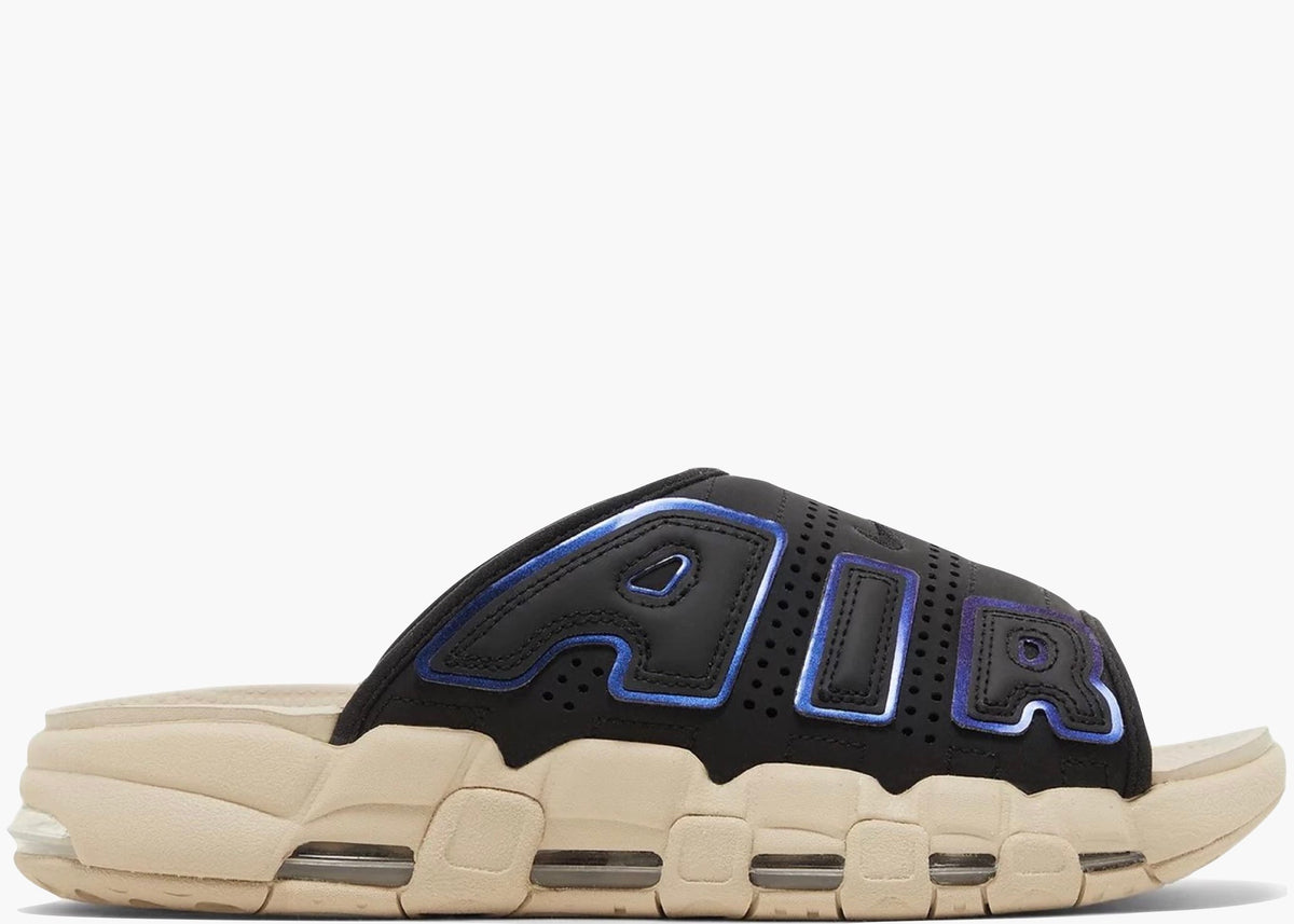 Nike Air More Uptempo Slide Black Sanddrift Iridescent FB7799-001 Hype Clothinga Limited Edition
