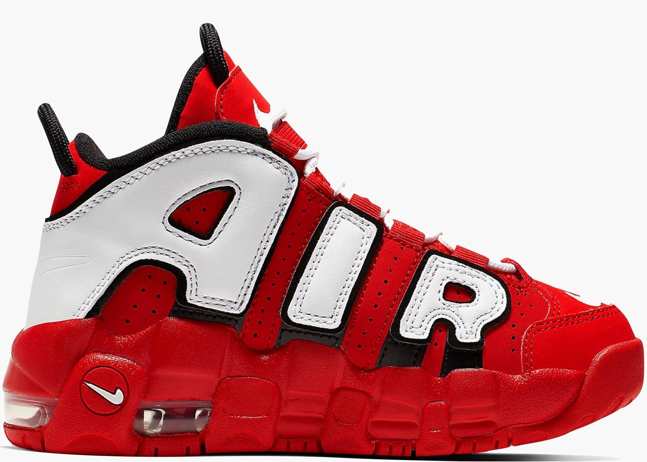 Nike Air More Uptempo University Red Black White (PS)
