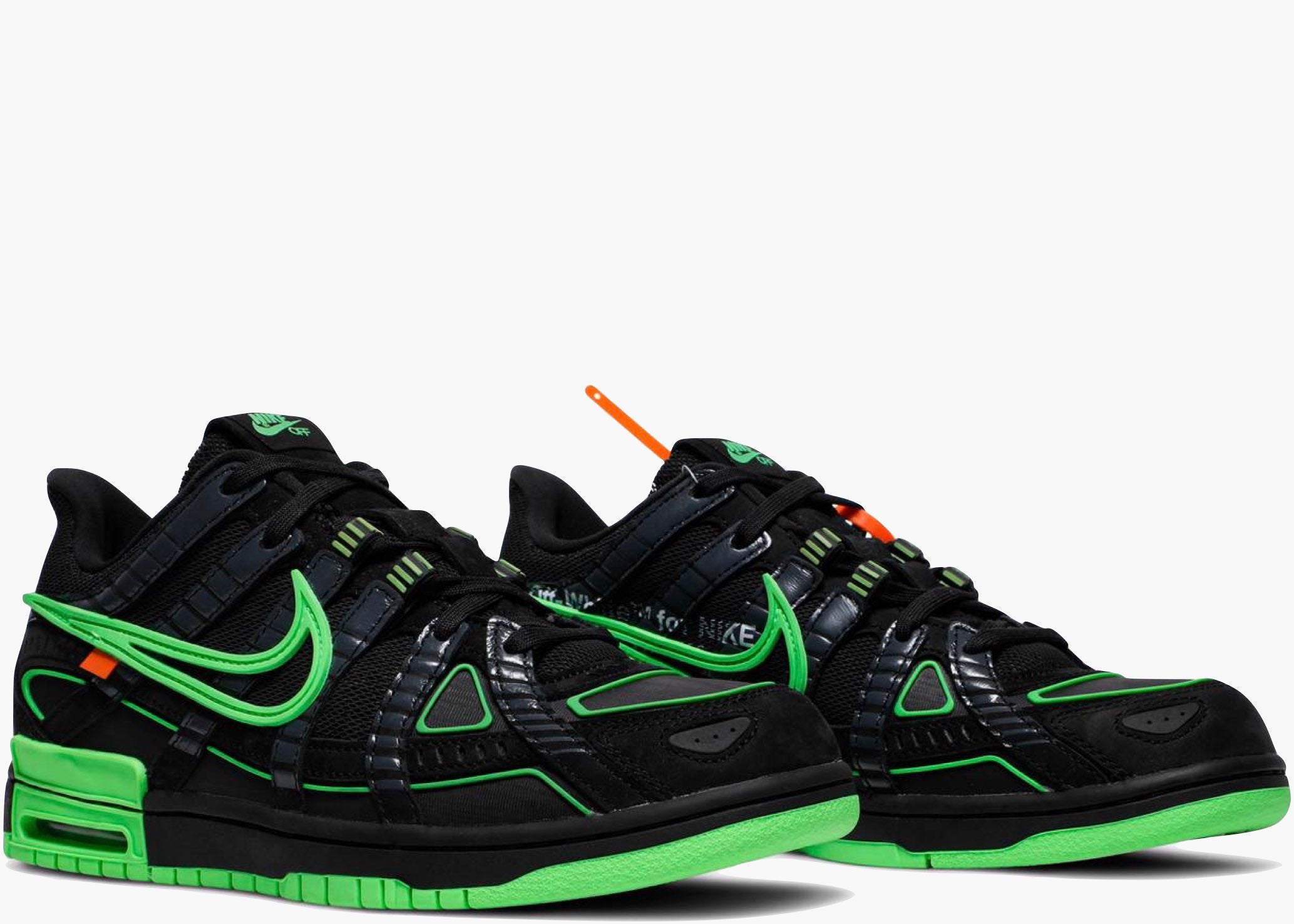 Nike Air Rubber Dunk Off-white Green Strike Nike Air Rubber Dunk Off-white Green Strike Hype Clothinga
