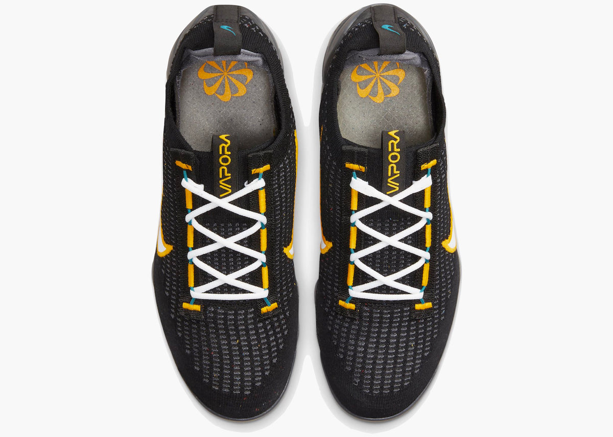 Nike Air VaporMax 2021 FK Black University Gold Hype Clothinga Limited Edition