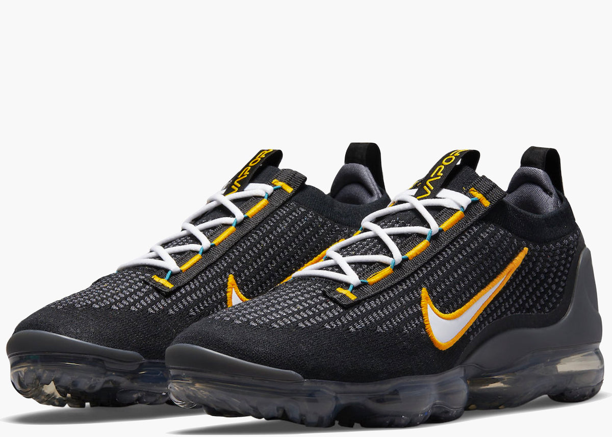 Nike Air VaporMax 2021 FK Black University Gold Hype Clothinga Limited Edition