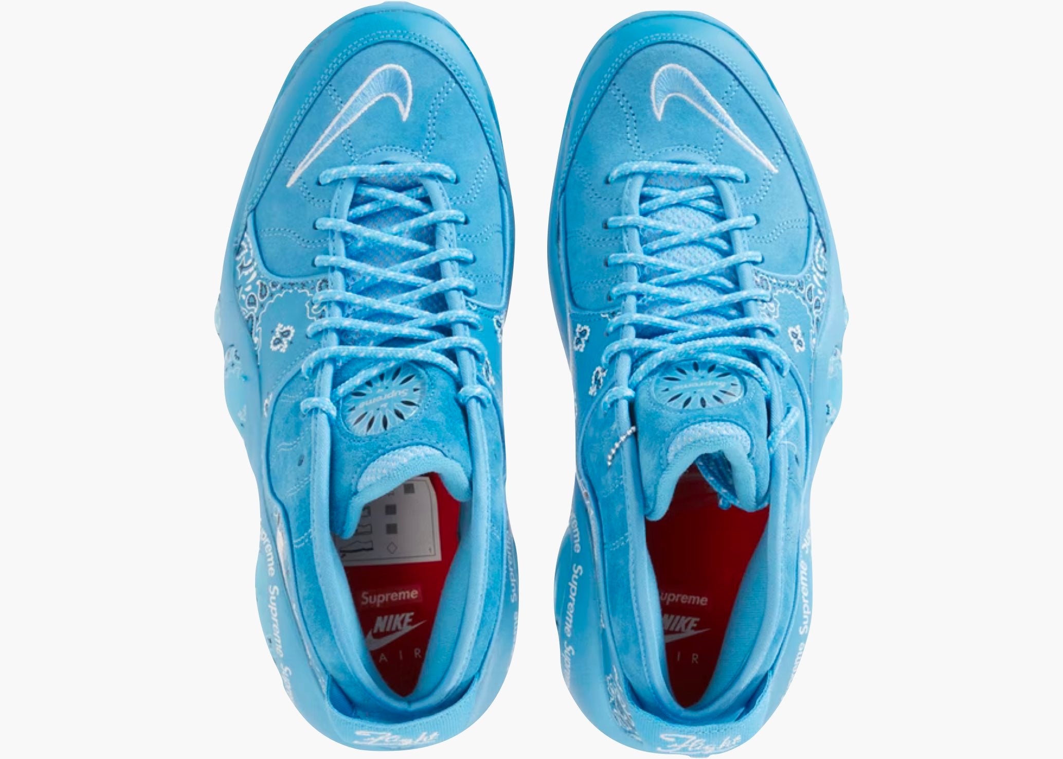 Nike Air Zoom Flight 95 SP Supreme University Blue Hype Clothinga Limited Edition
