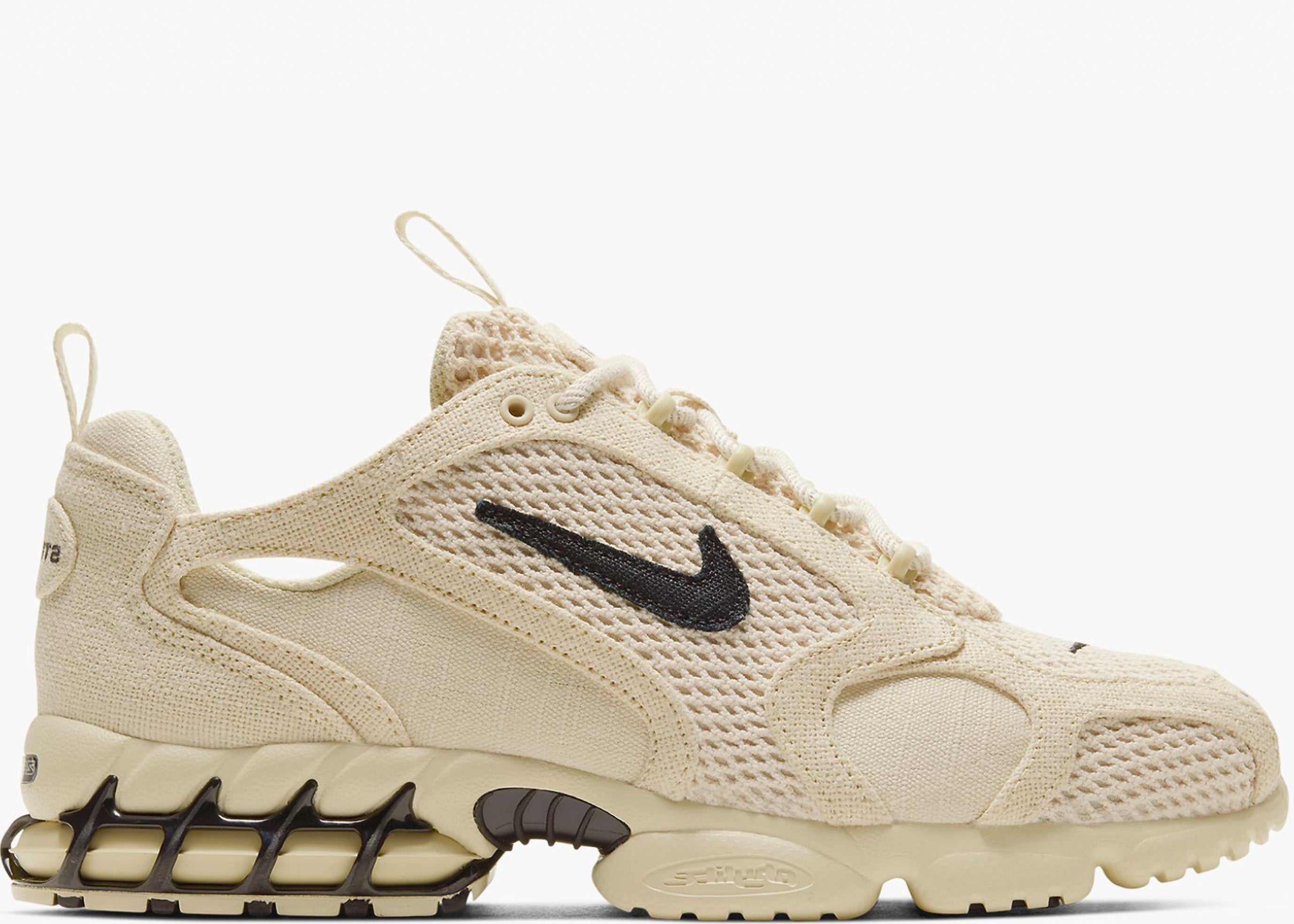 Nike Air Zoom Spiridon Cage 2 Stussy Fossil CQ5486-200 Hype Clothinga Limited Edition